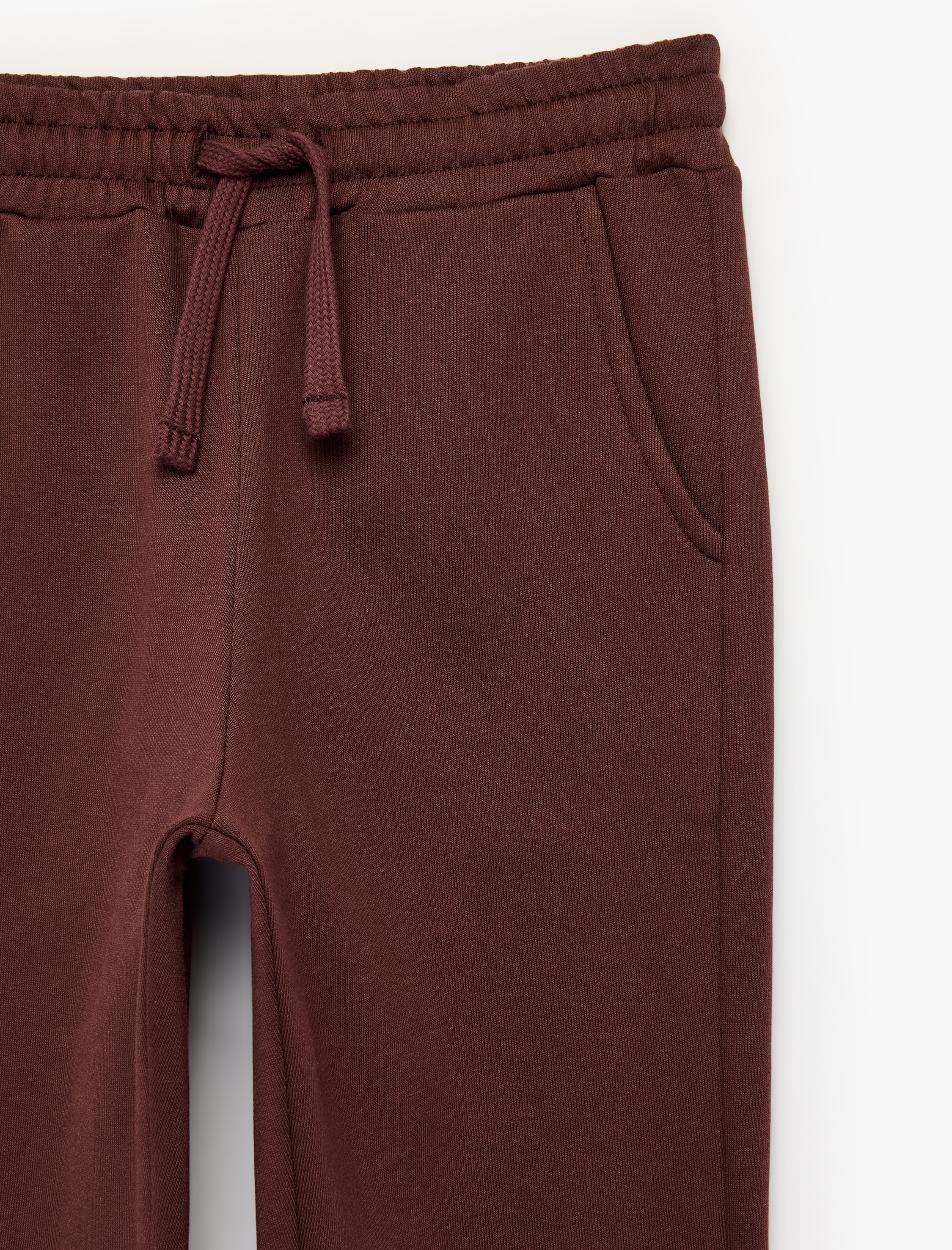  Erkek Çocuk Beli Bağlamalı Cep Detaylı Pamuklu Şardonlu Jogger Eşofman Altı