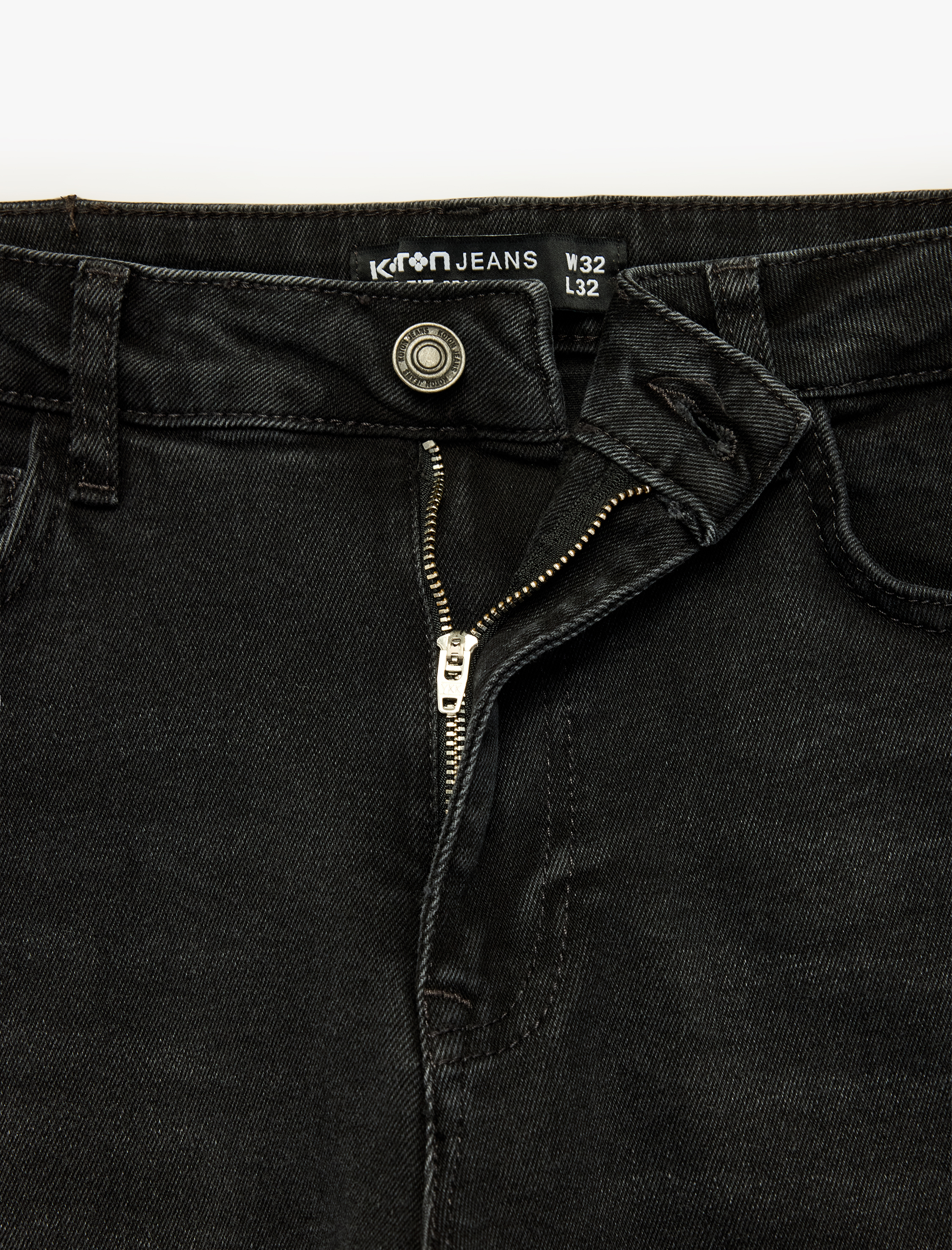   Normal Bel Cepli Pamuklu Slim Fit Jean Pantolon - Brad Jean