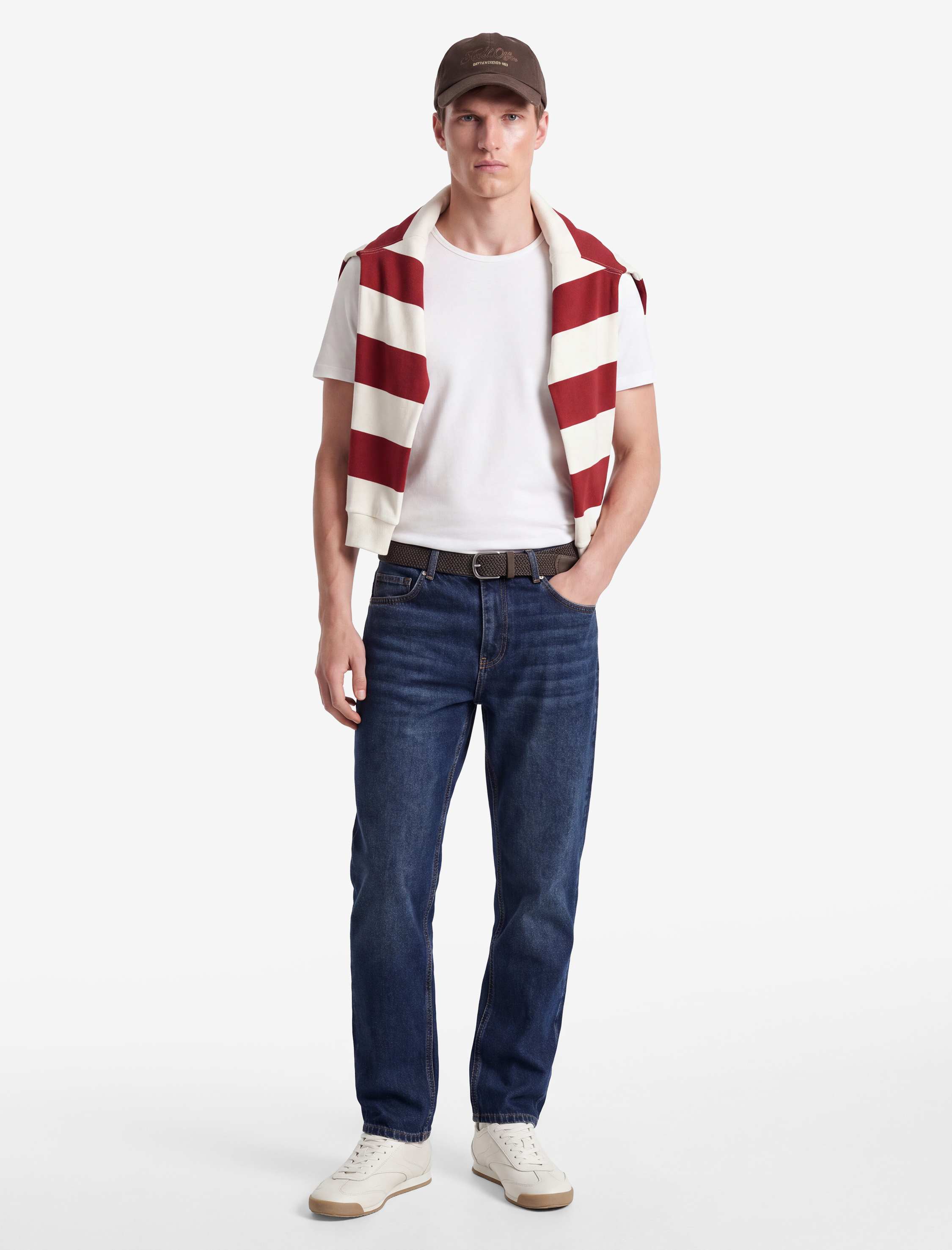   Pamuklu Kısa Kollu Bisiklet Yaka Basic Slim Fit Tişört