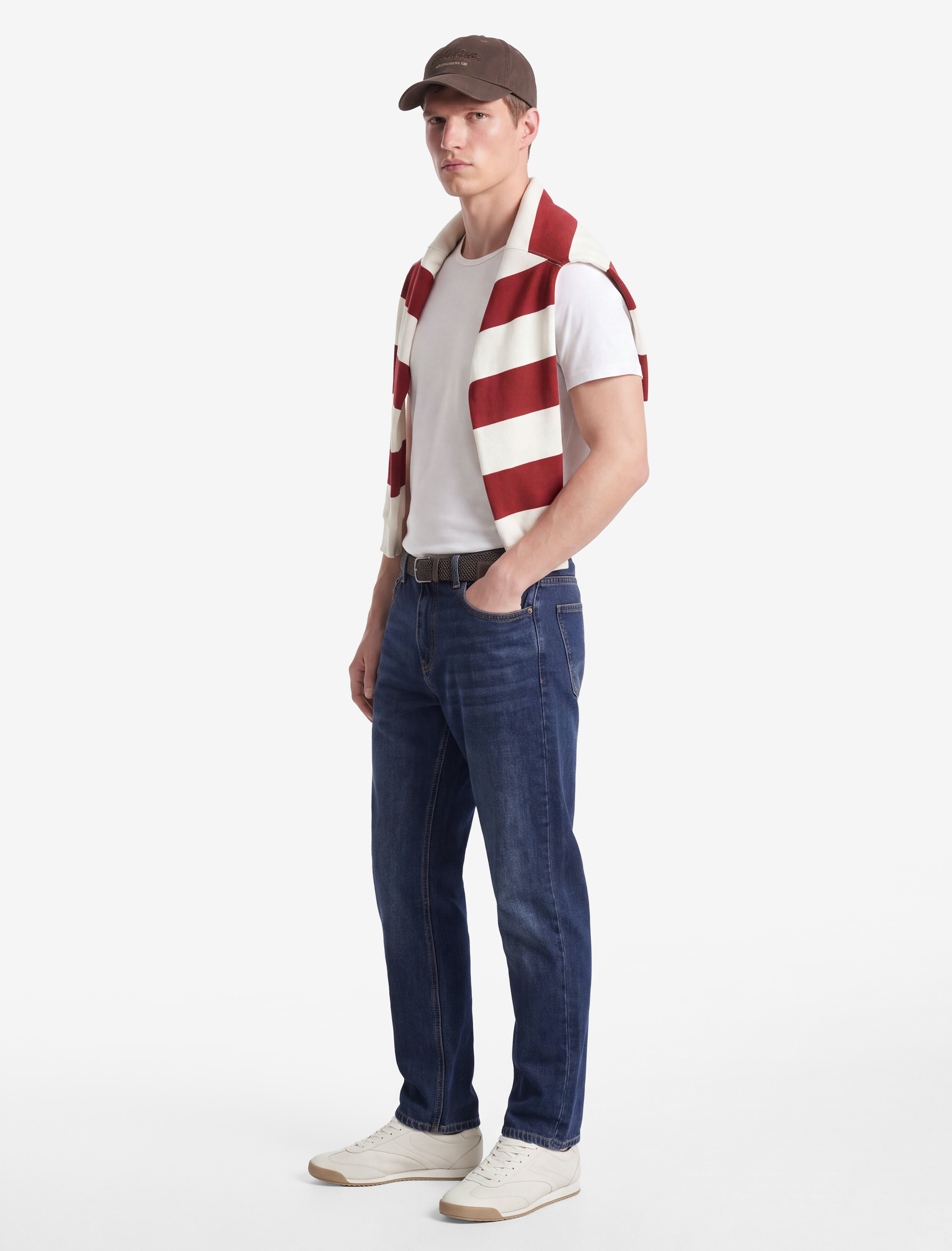   Pamuklu Kısa Kollu Bisiklet Yaka Basic Slim Fit Tişört