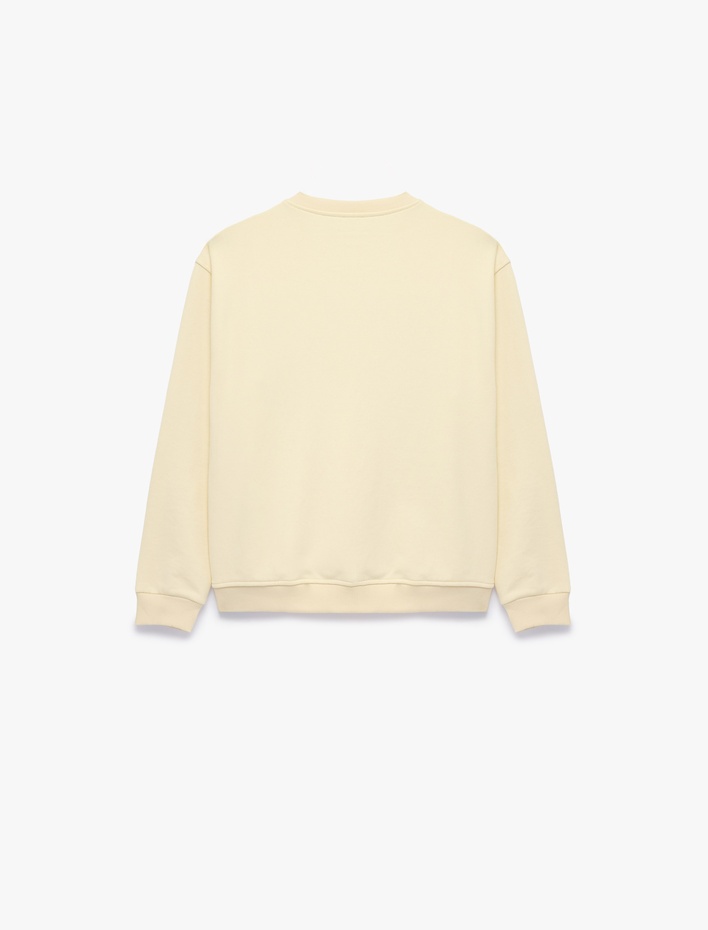 Erkek Çocuk Dinozor Baskılı Bisiklet Yaka Uzun Kollu Oversize Sweatshirt