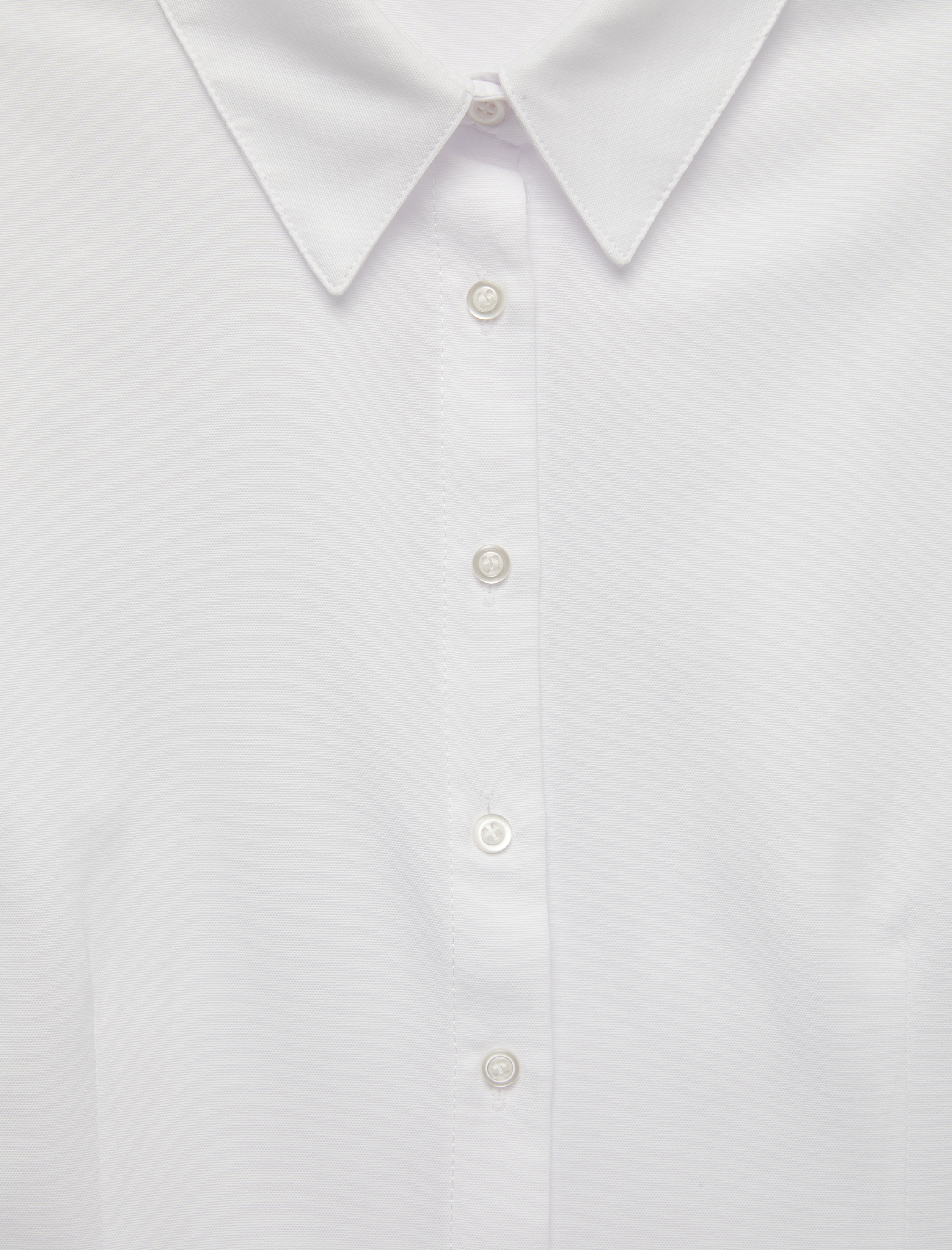  Klasik Yaka Düğmeli Regular Fit Basic Uzun Kollu Poplin Gömlek