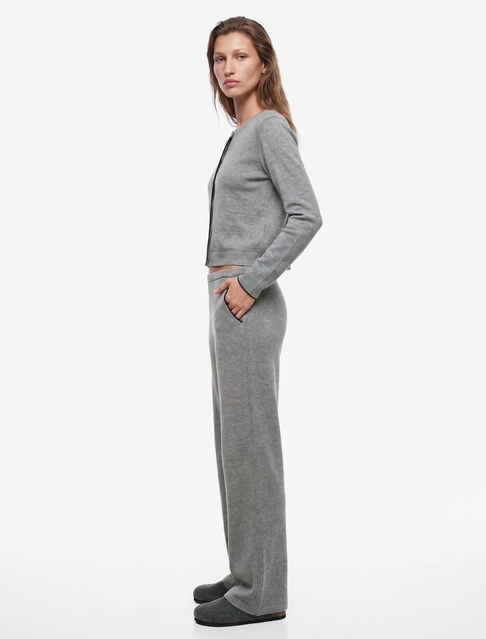  Rahat Kesim Cepli Triko Pijama Altı
