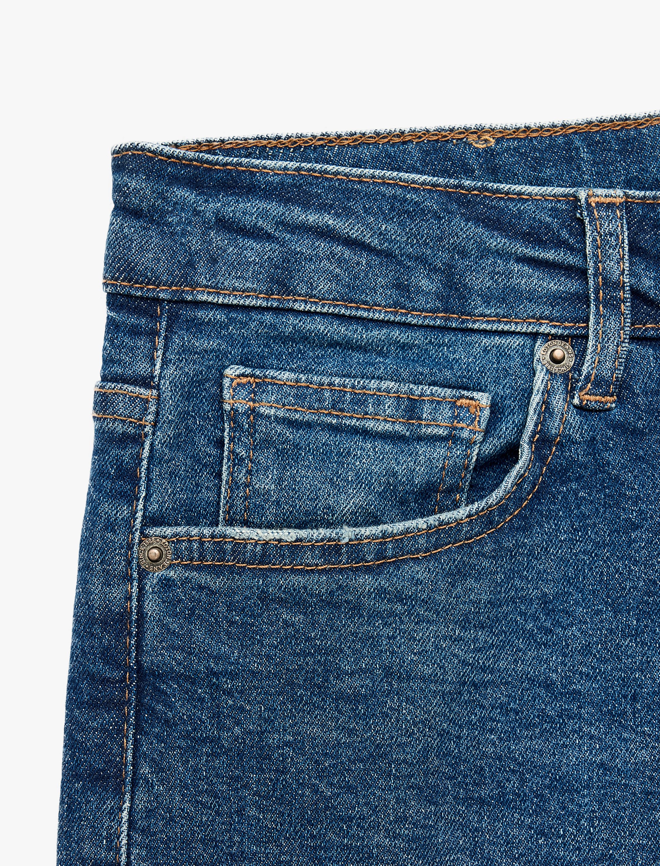   Normal Bel Pamuklu 5 Cepli Slim Fit Jean Pantolon - Brad Jean