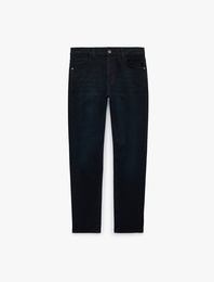 Normal Bel Cepli Slim Fit Jean Pantolon - Brad Jean