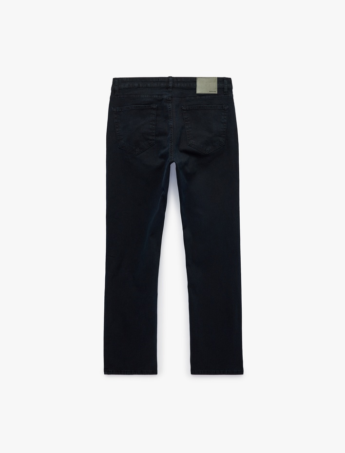  Normal Bel Cepli Straight Fit Jean Pantolon - Mark Jean