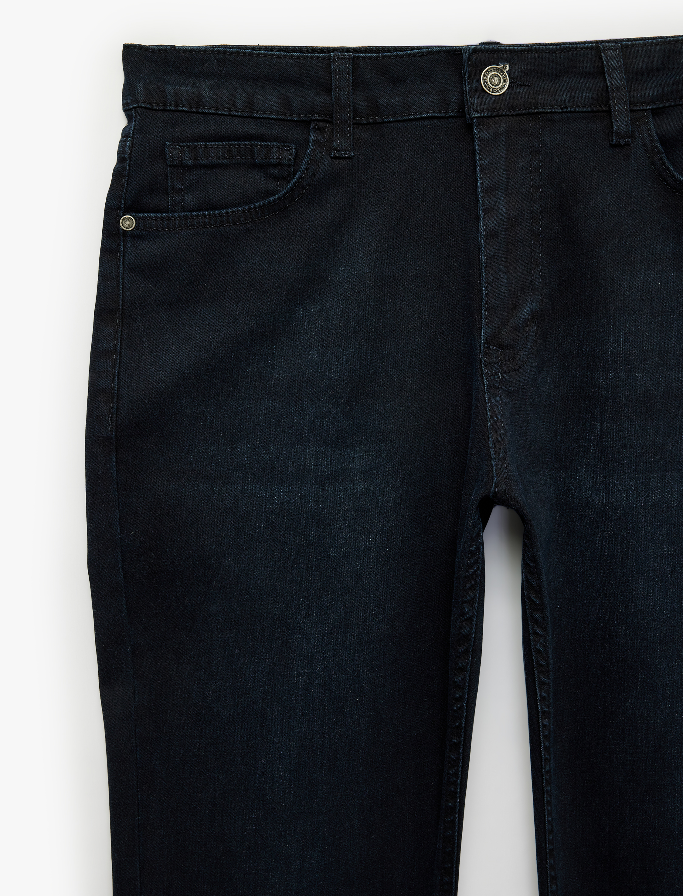   Normal Bel Cepli Straight Fit Jean Pantolon - Mark Jean