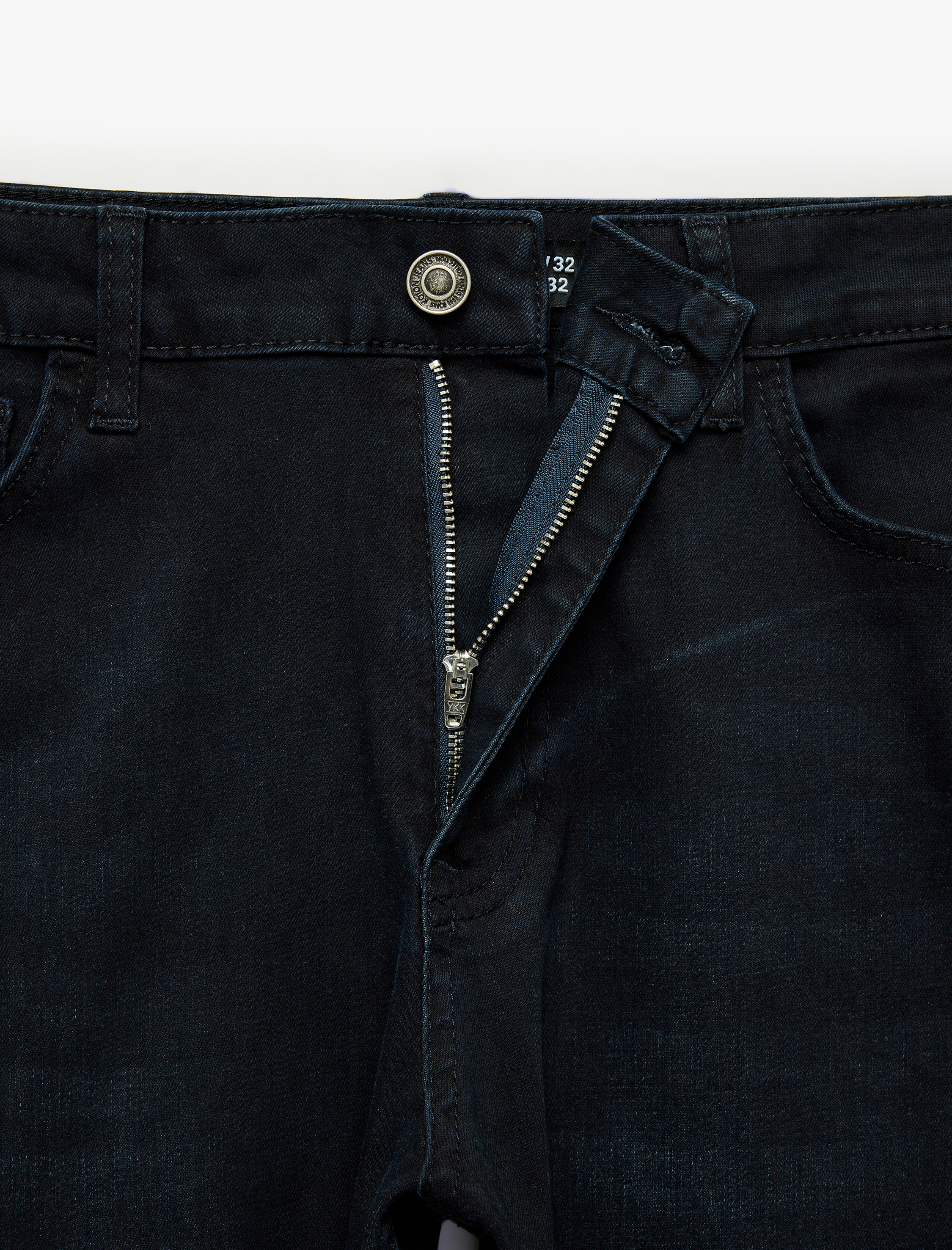   Normal Bel Cepli Straight Fit Jean Pantolon - Mark Jean
