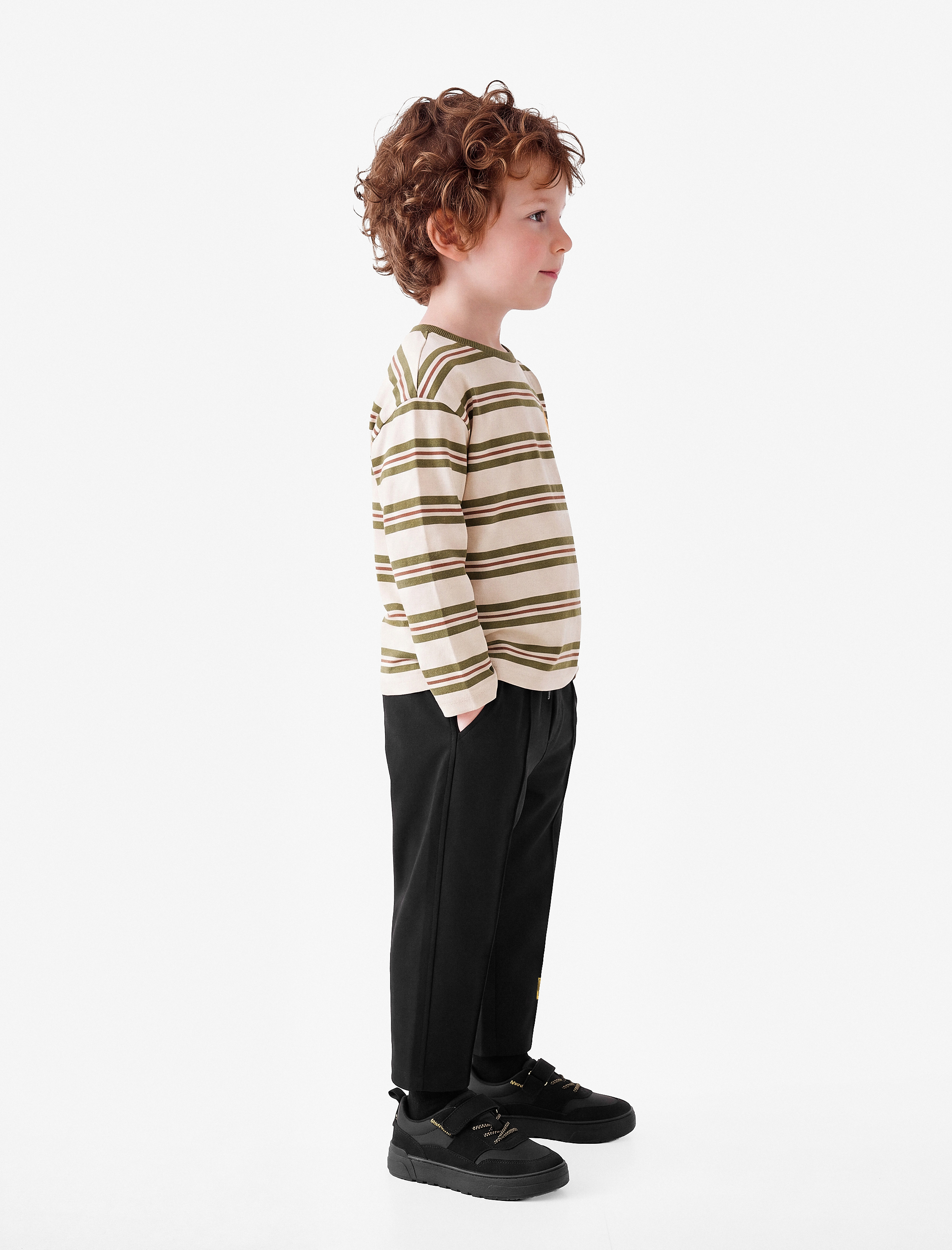 Erkek Bebek Beli Lastikli Oversize Balon Kesim Pantolon