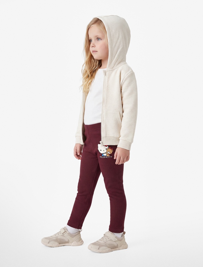 Kız Bebek Hello Kitty Baskılı Pamuklu Kaşkorse Lisanslı Tayt