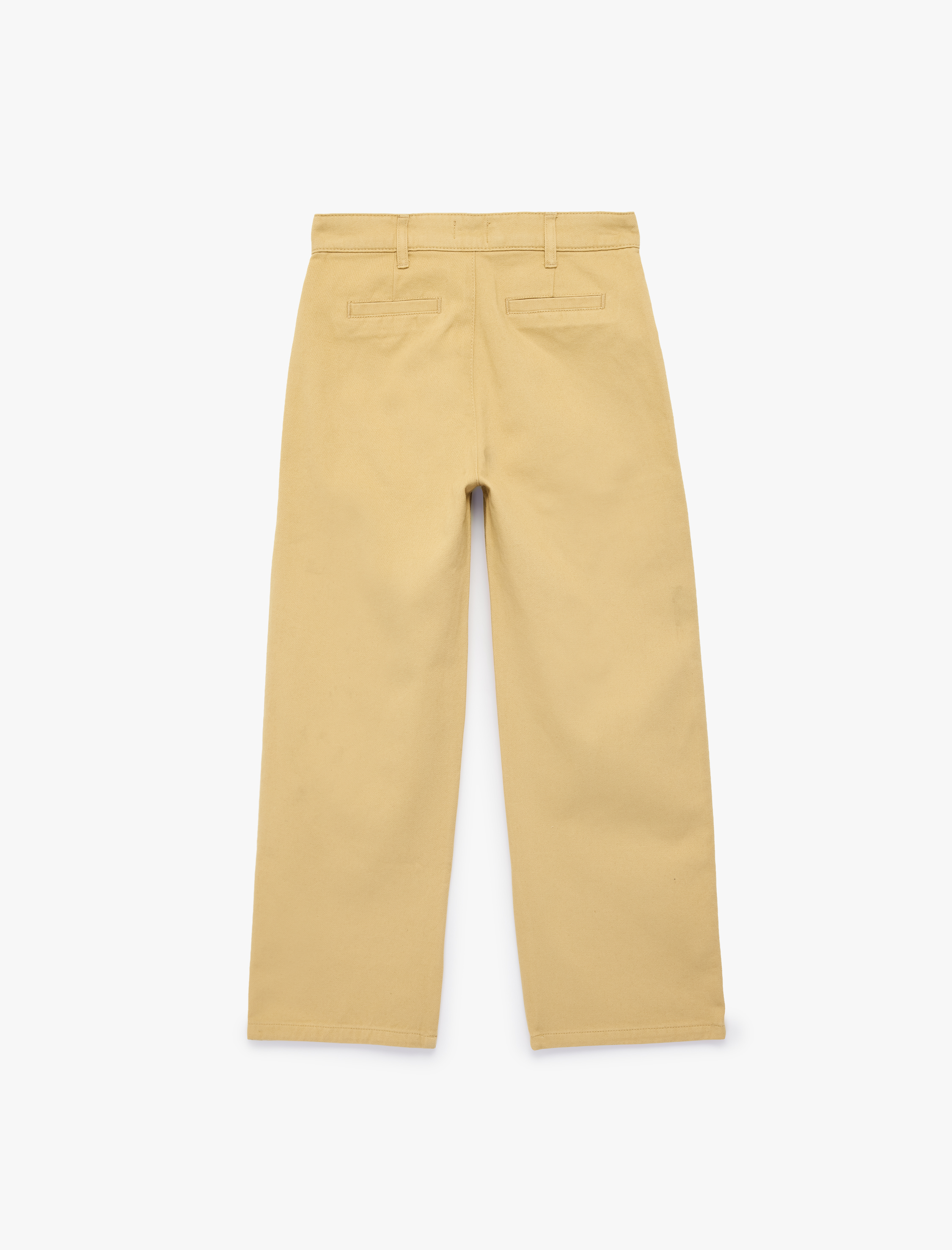  Erkek Çocuk Cepli Pamuklu Normal Paça Gabardin Pantolon