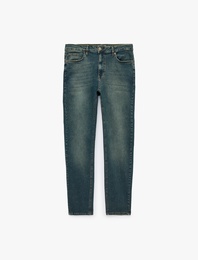 Normal Bel Pamuklu 5 Cepli Skinny Fit Jean Pantolon - Michael Jean