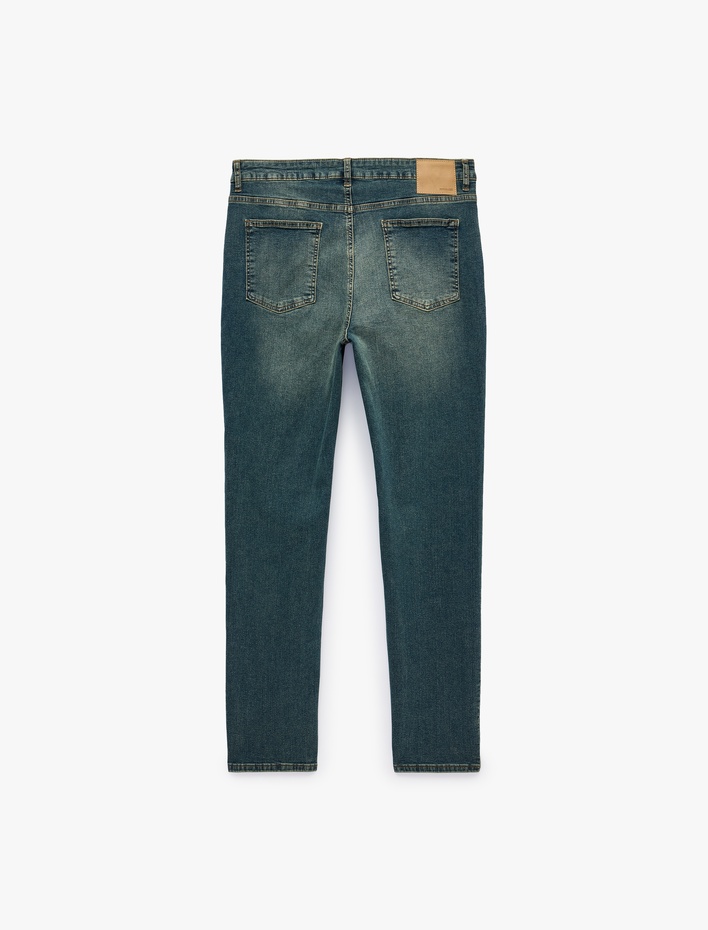  Normal Bel Pamuklu 5 Cepli Skinny Fit Jean Pantolon - Michael Jean
