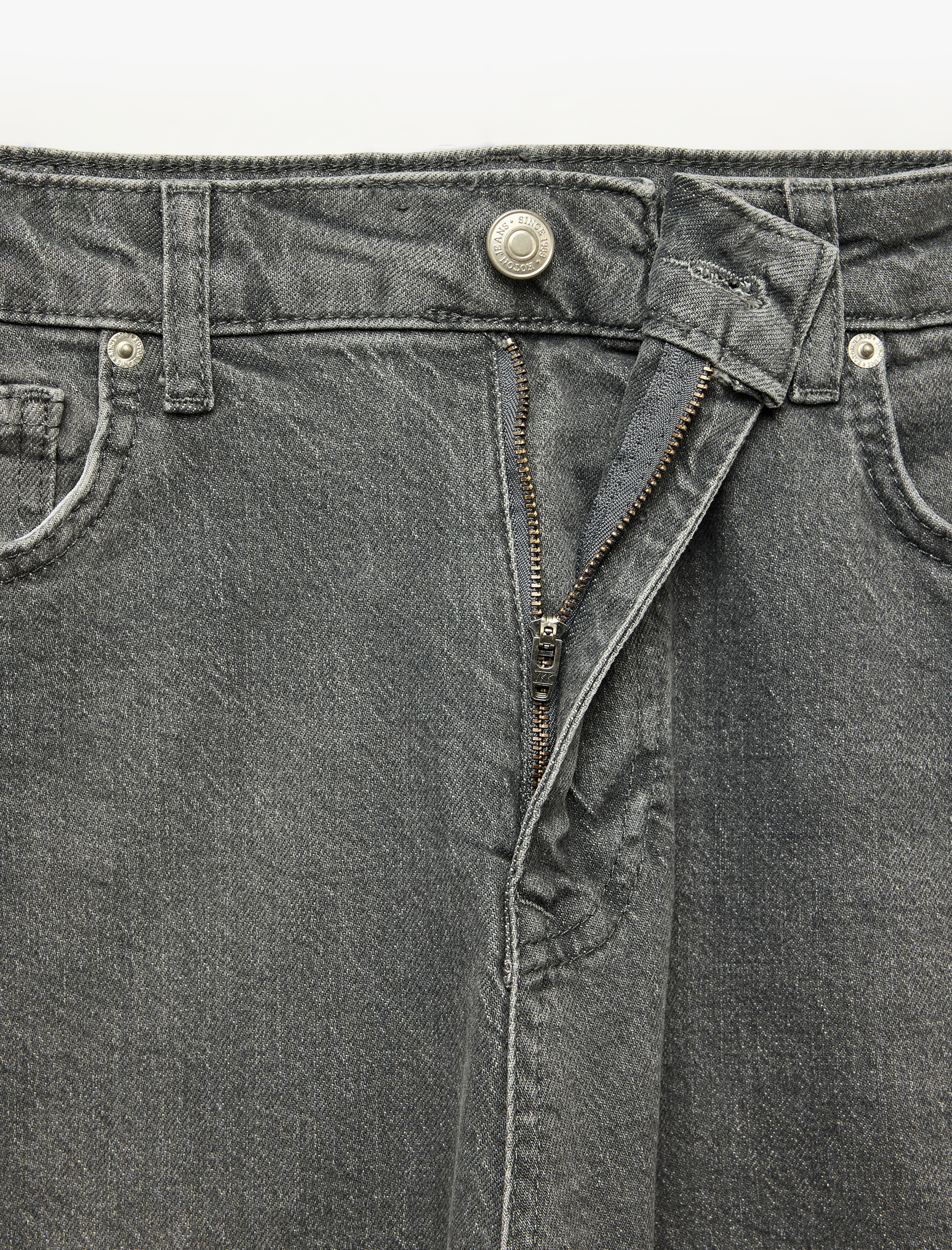   Normal Bel Beş Cepli Pamuklu Tapered Fit Jean Pantolon