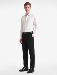Uzun Kollu Slim Fit Yarım İtalyan Yaka Gömlek