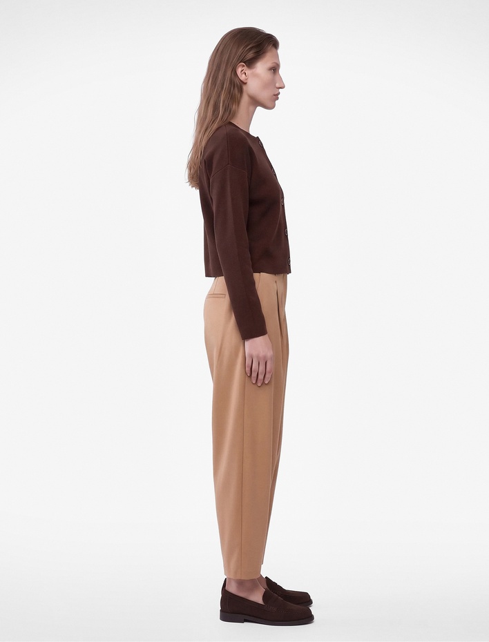  Regular Fit Pileli Cepli Barrel Kesim Pantolon