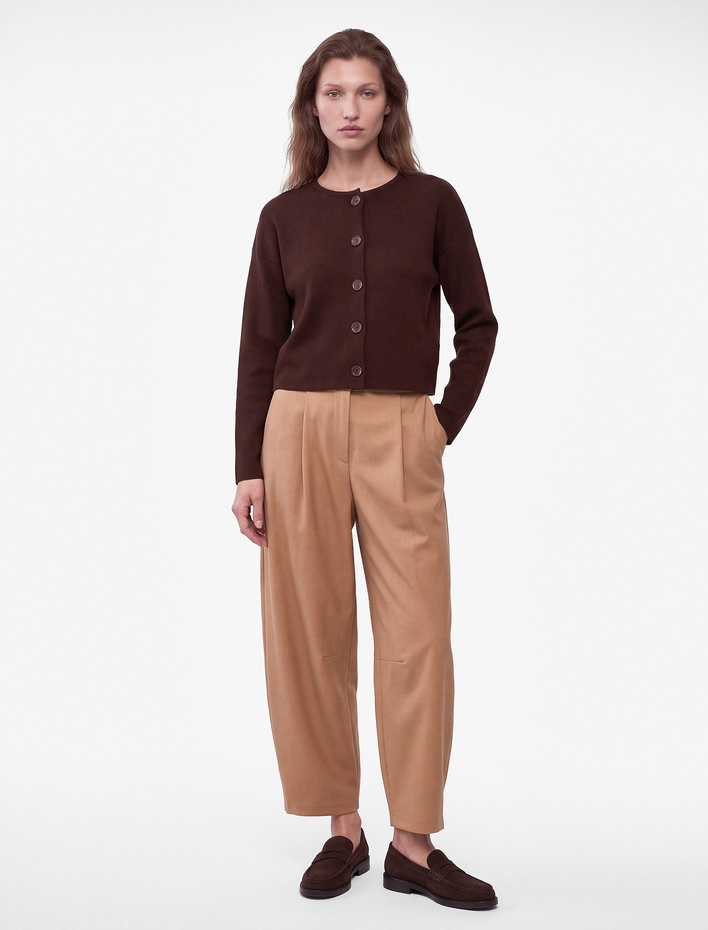  Regular Fit Pileli Cepli Barrel Kesim Pantolon