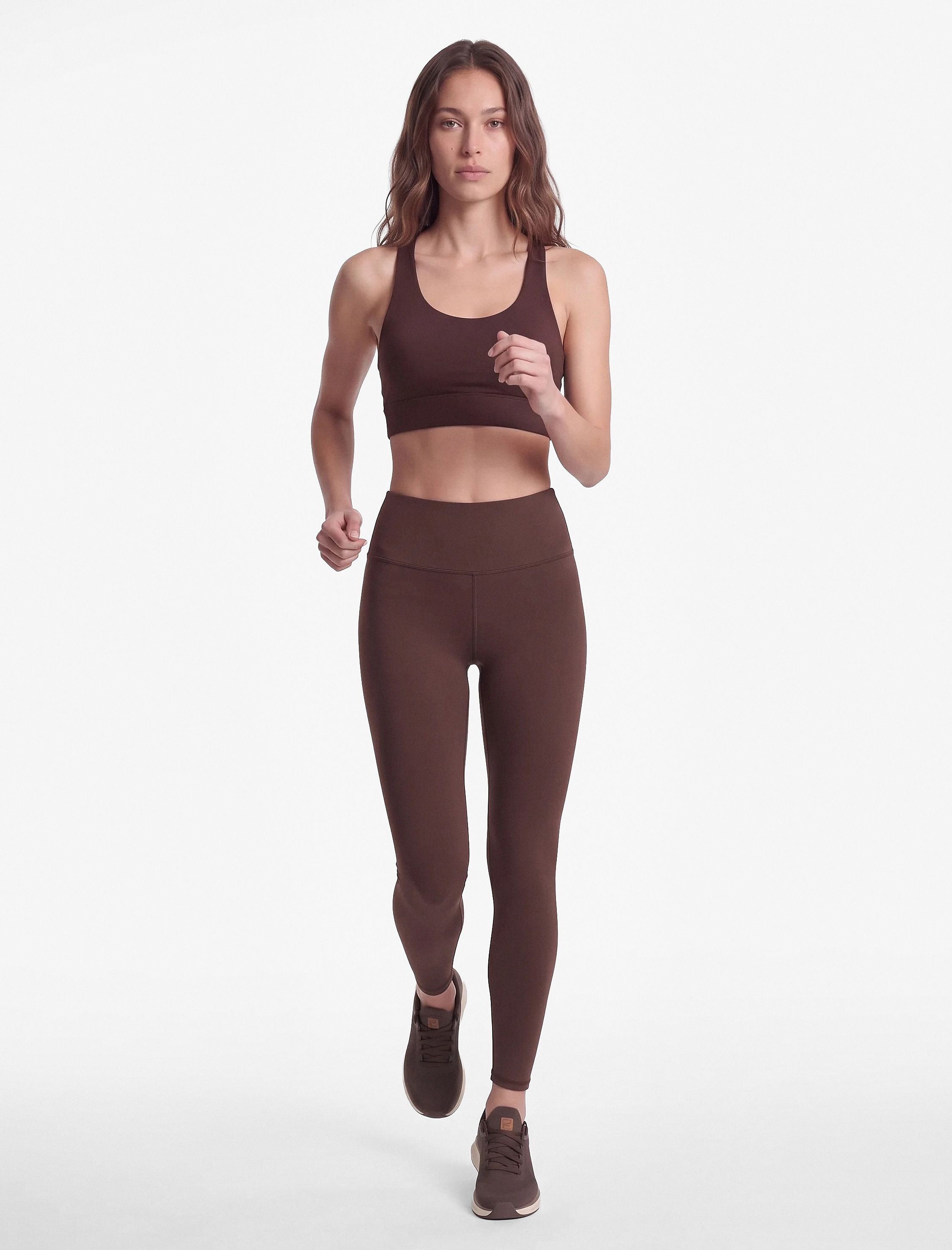  Slim Fit U Yaka Kolsuz Sırt Detaylı Kaplı Sporcu Sütyeni