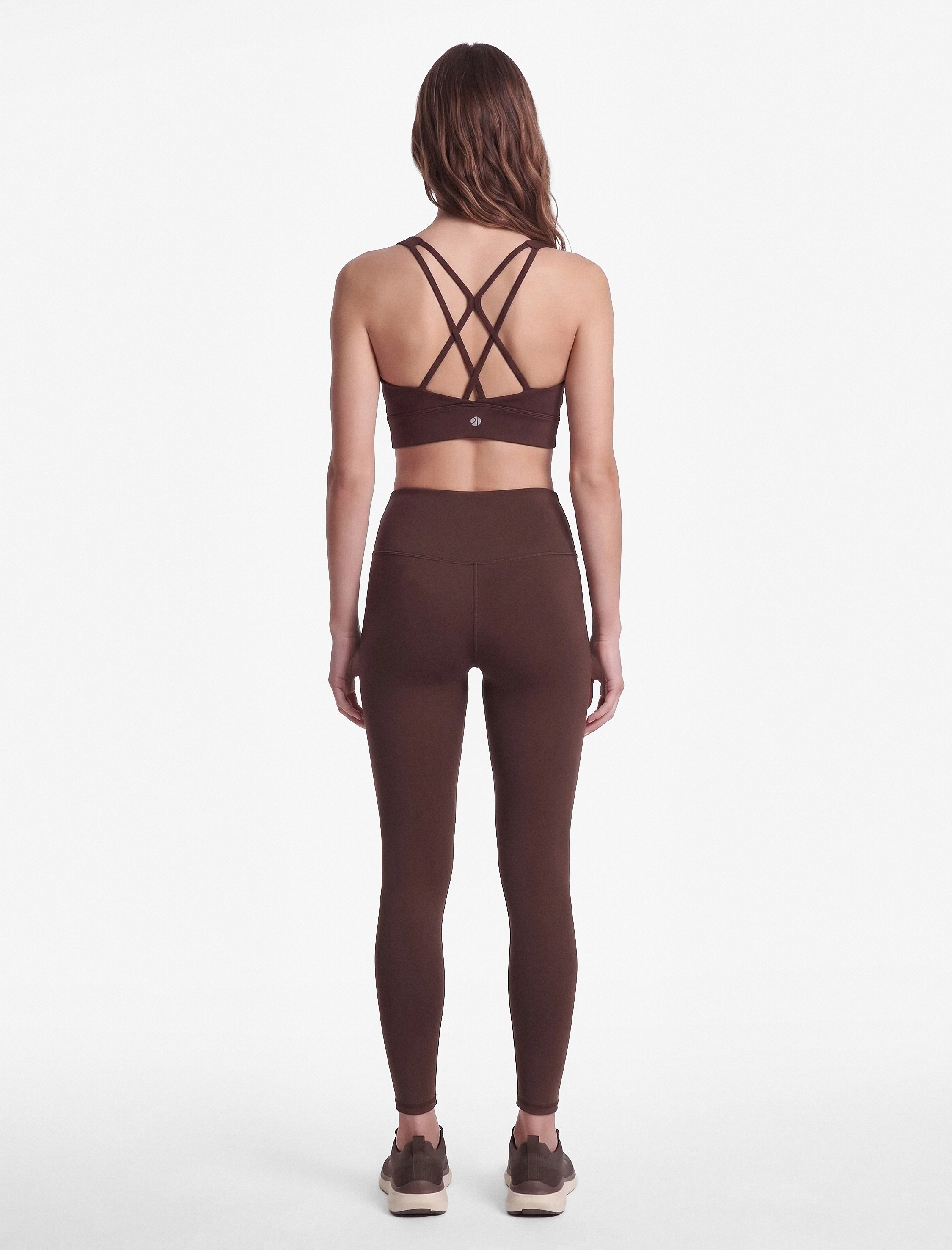   Slim Fit U Yaka Kolsuz Sırt Detaylı Kaplı Sporcu Sütyeni