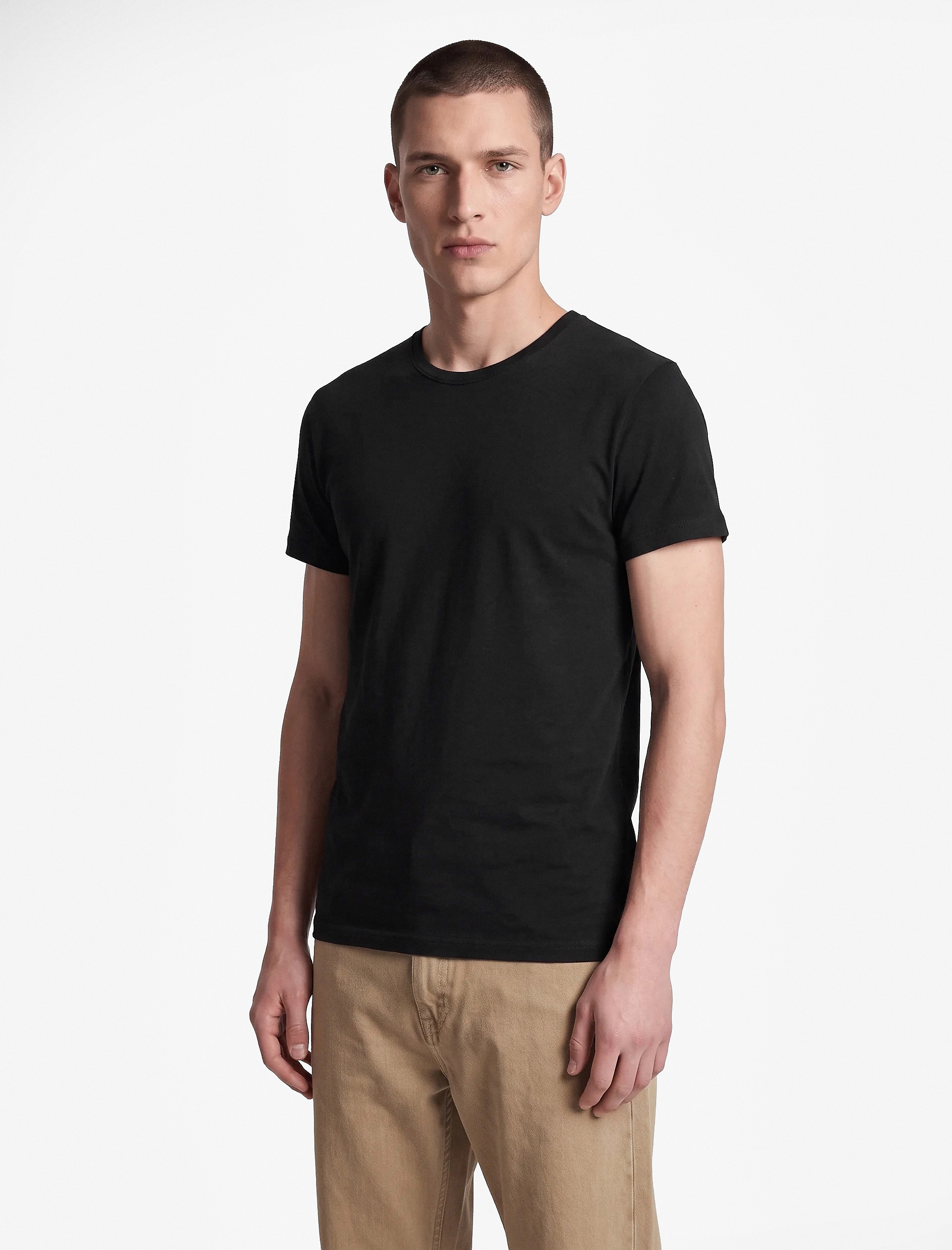   Pamuklu Kısa Kollu Bisiklet Yaka Basic Slim Fit Tişört