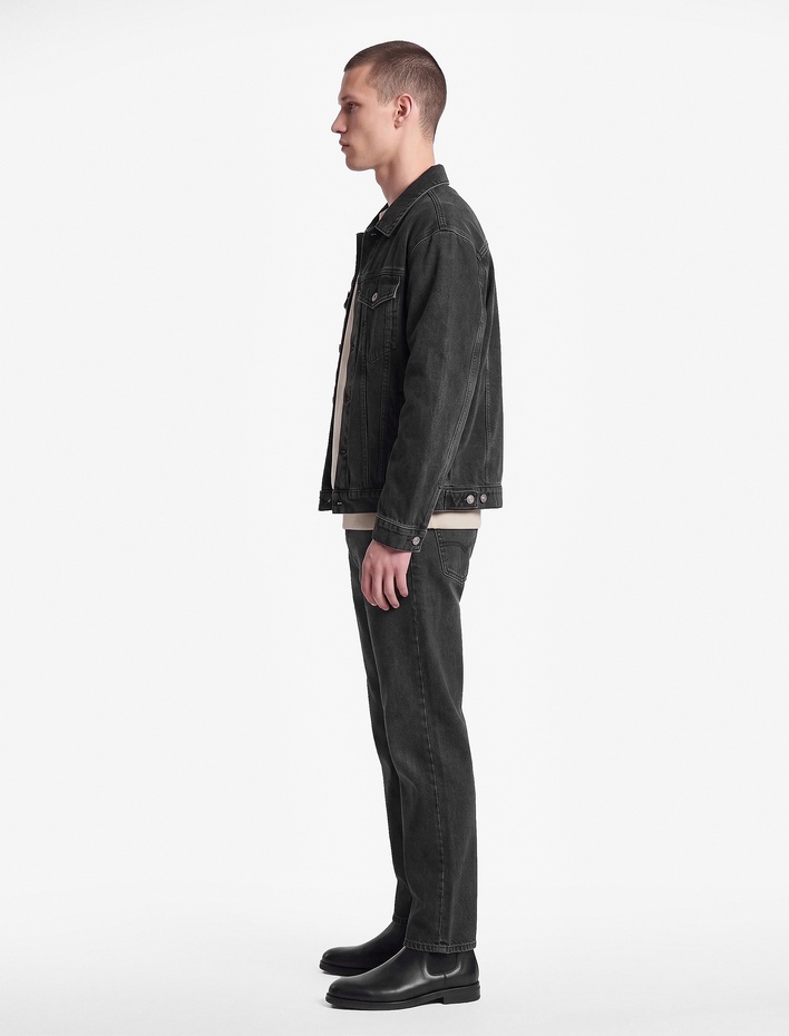 Pamuklu Cepli Vintage Straight Fit Jean Pantolon