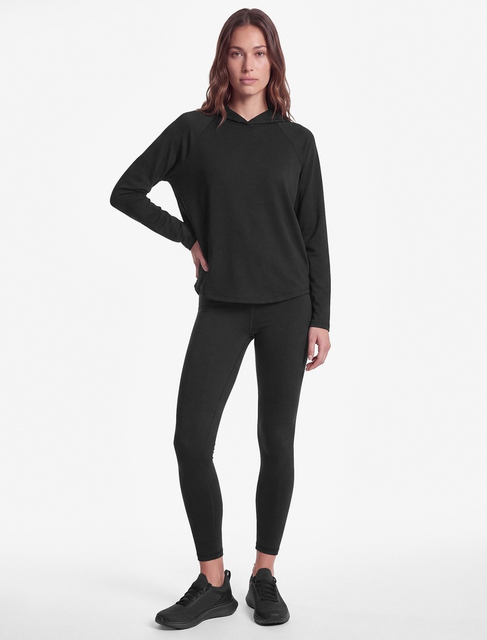  Uzun Kollu Kapüşonlu Oversize Spor Sweatshirt