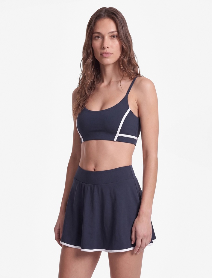  Slim Fit Kolsuz İp Askılı Biyeli Sporcu Sütyeni