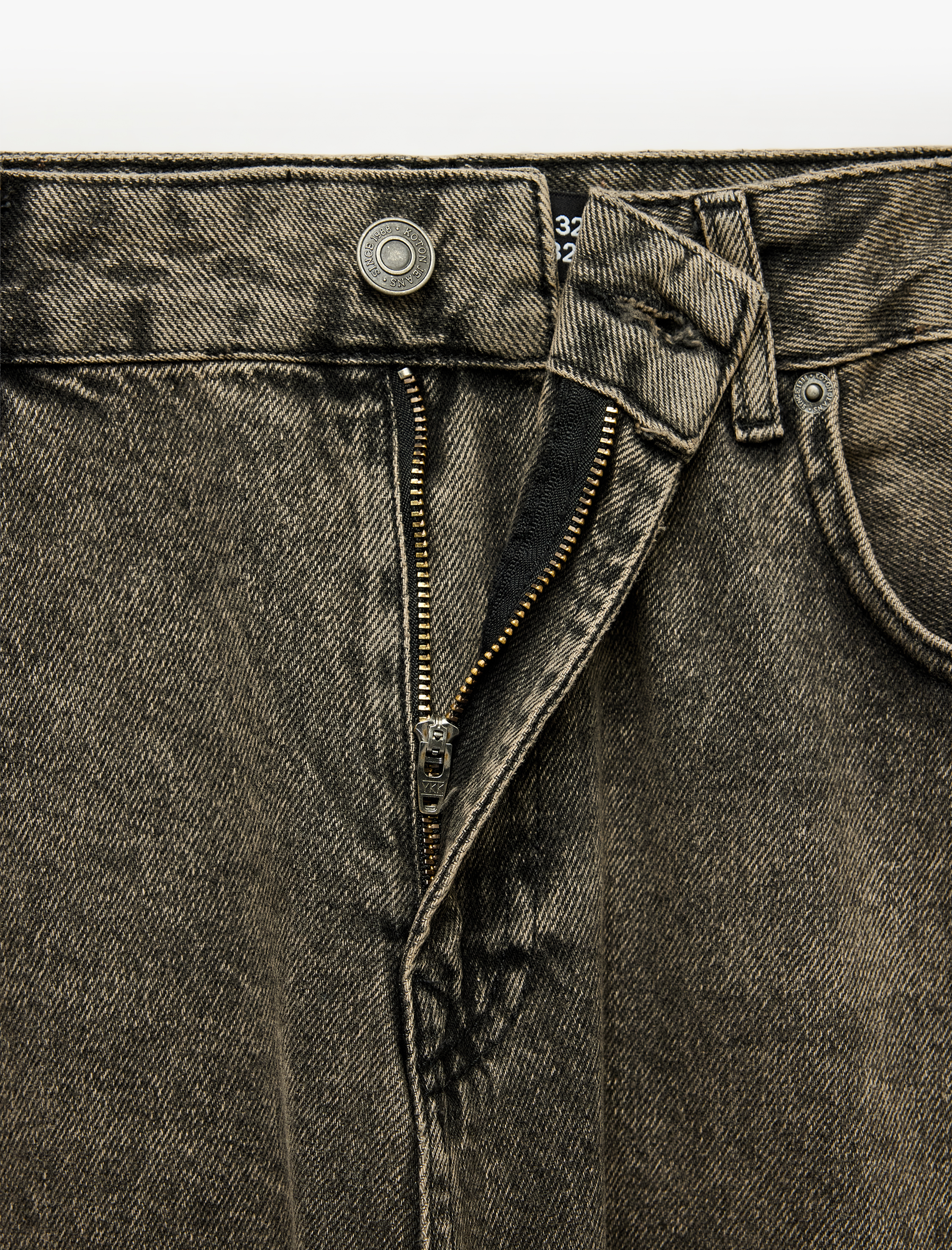   Pamuklu Normal Bel 5 Cepli Vintage Straight Fit Jean Pantolon