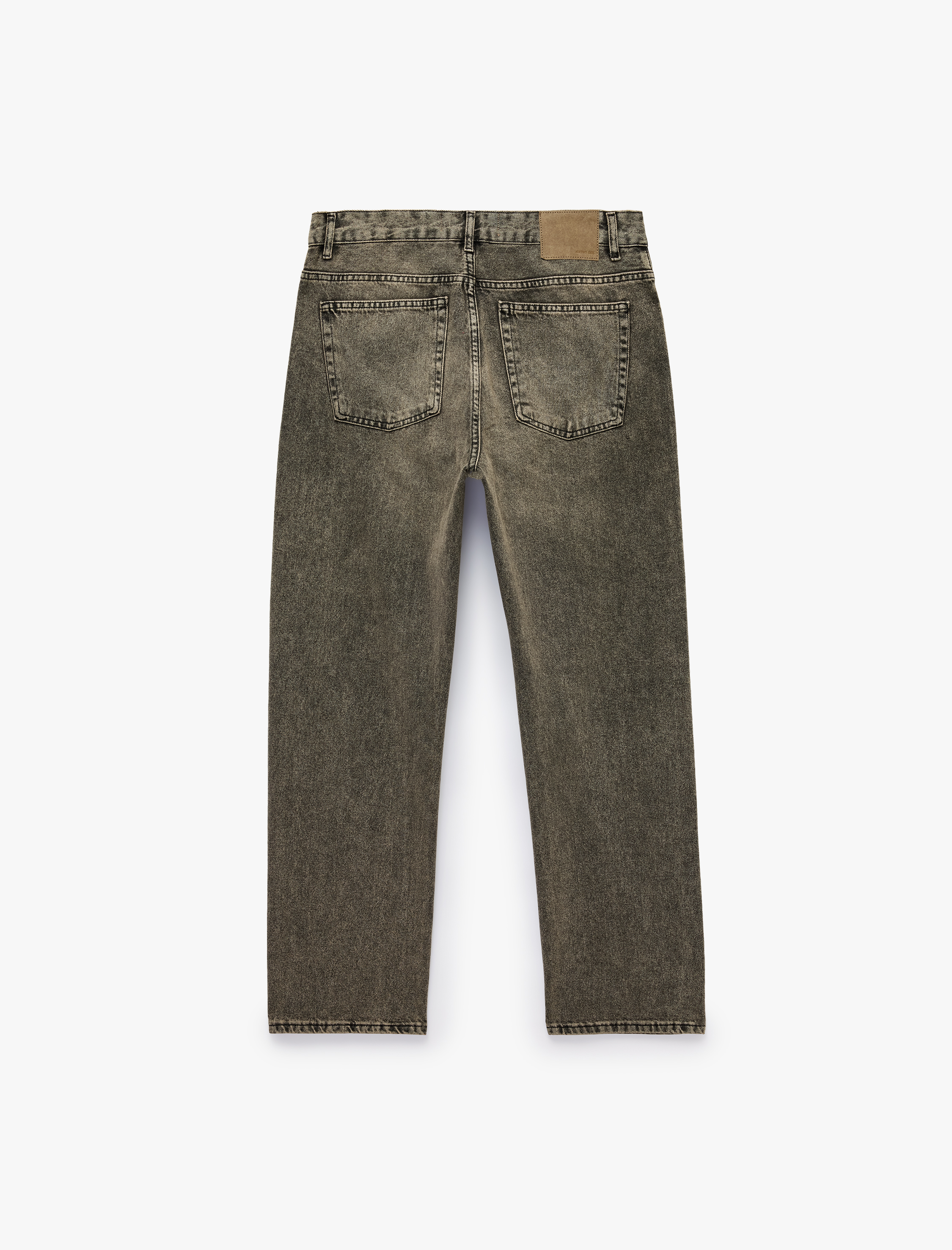   Pamuklu Normal Bel 5 Cepli Vintage Straight Fit Jean Pantolon