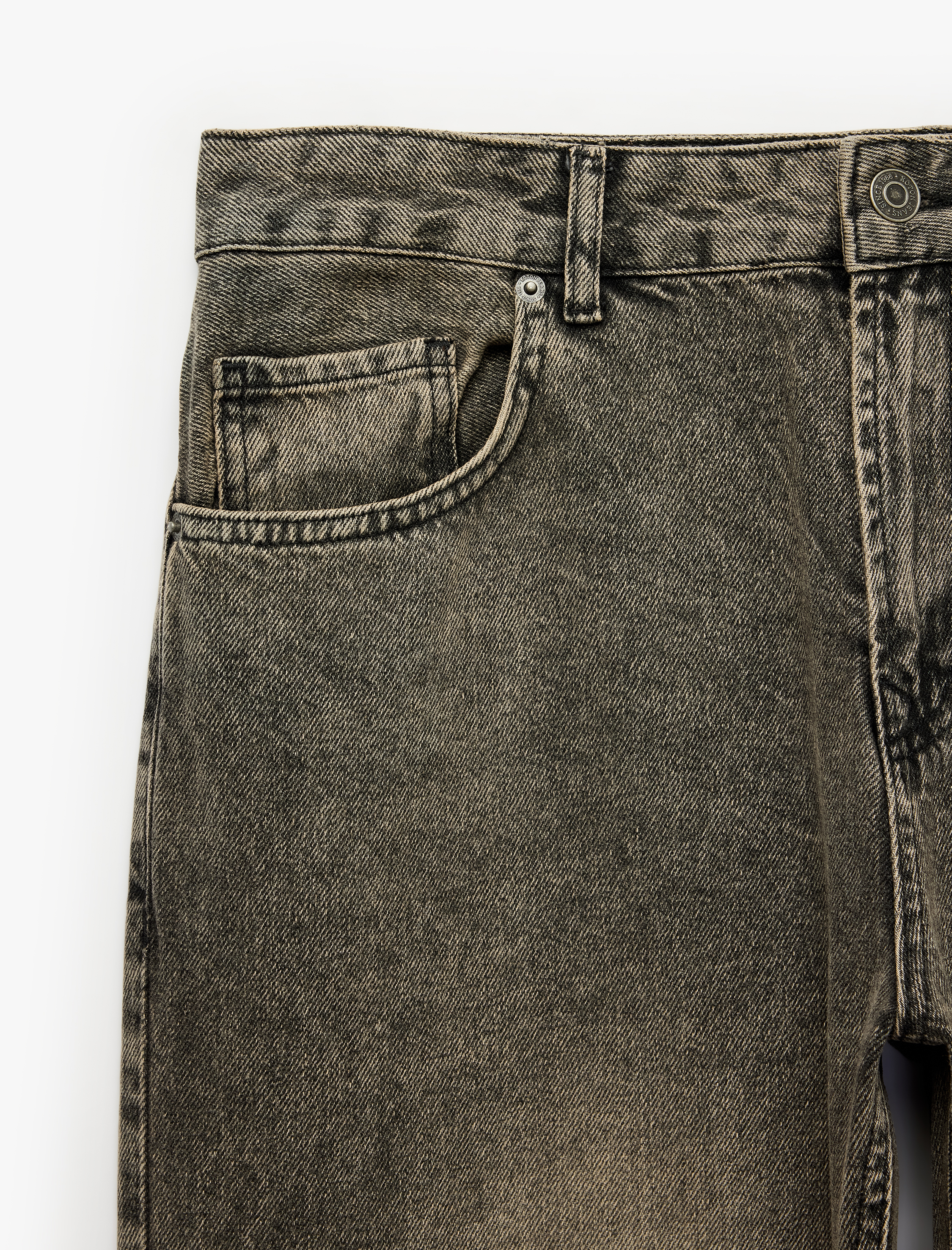   Pamuklu Normal Bel 5 Cepli Vintage Straight Fit Jean Pantolon