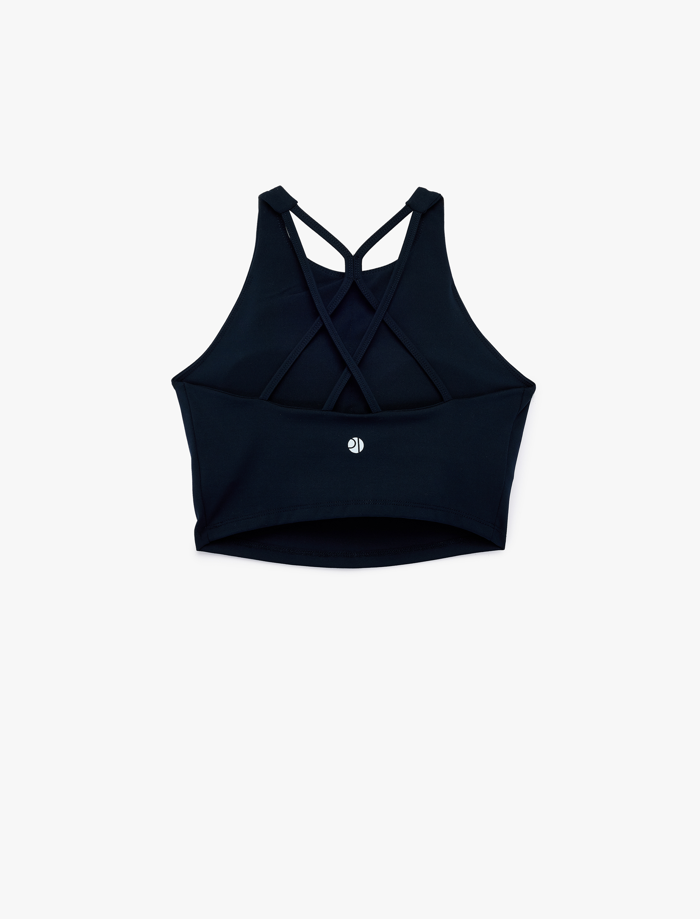   Slim Fit Kaplı Kolsuz Askılı Sırt Detaylı Sporcu Sütyeni