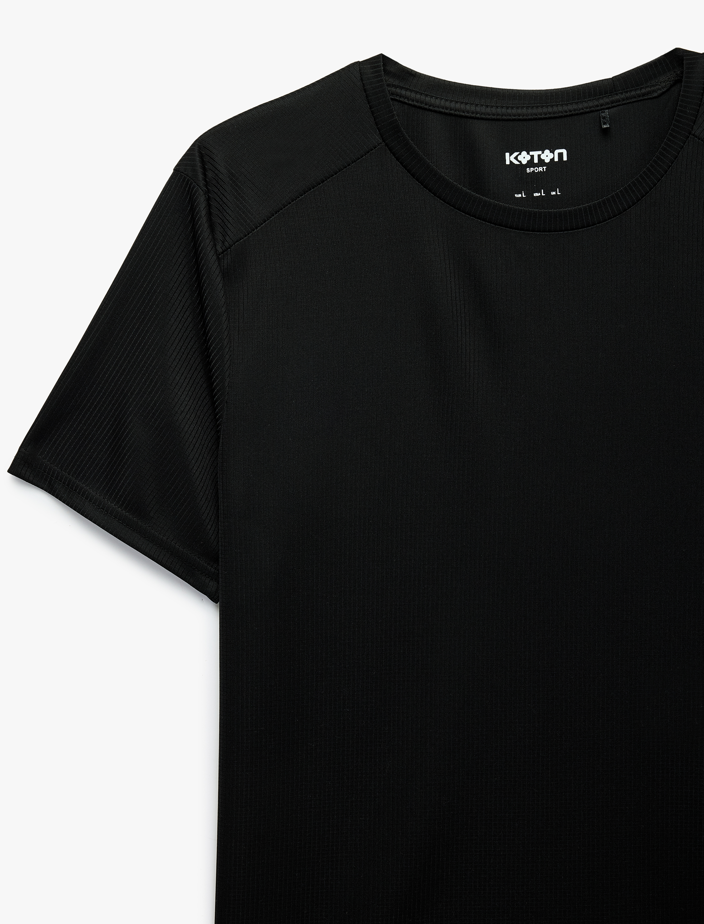   Regular Fit Kısa Kollu Bisiklet Yaka Baskılı Spor Tişört