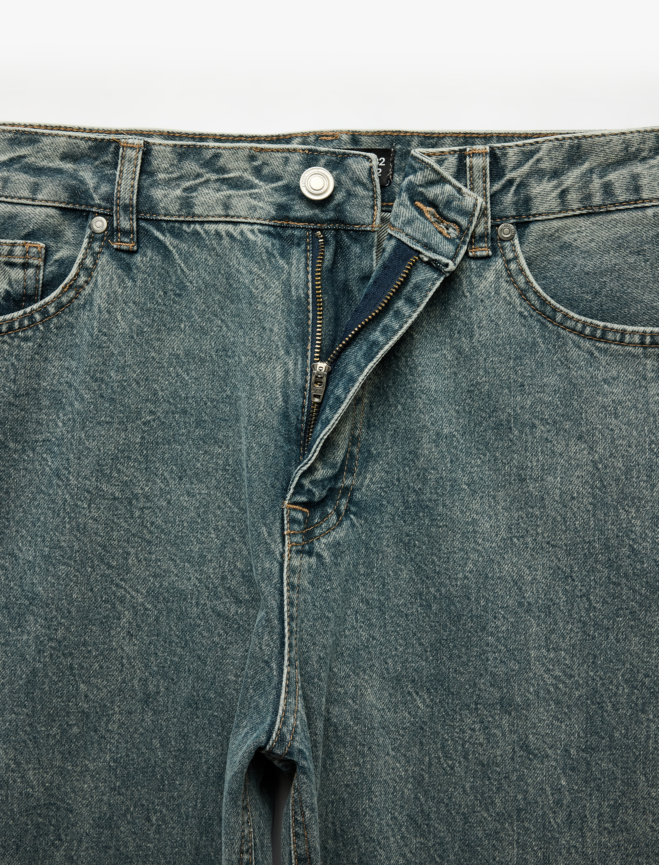   Cepli Rahat Kesim Pamuklu Baggy Jean Pantolon