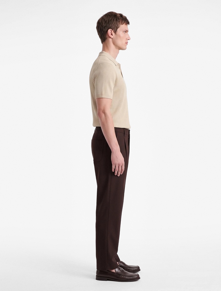 Beli Lastikli Düğmeli Cepli Regular Fit Chino Pantolon
