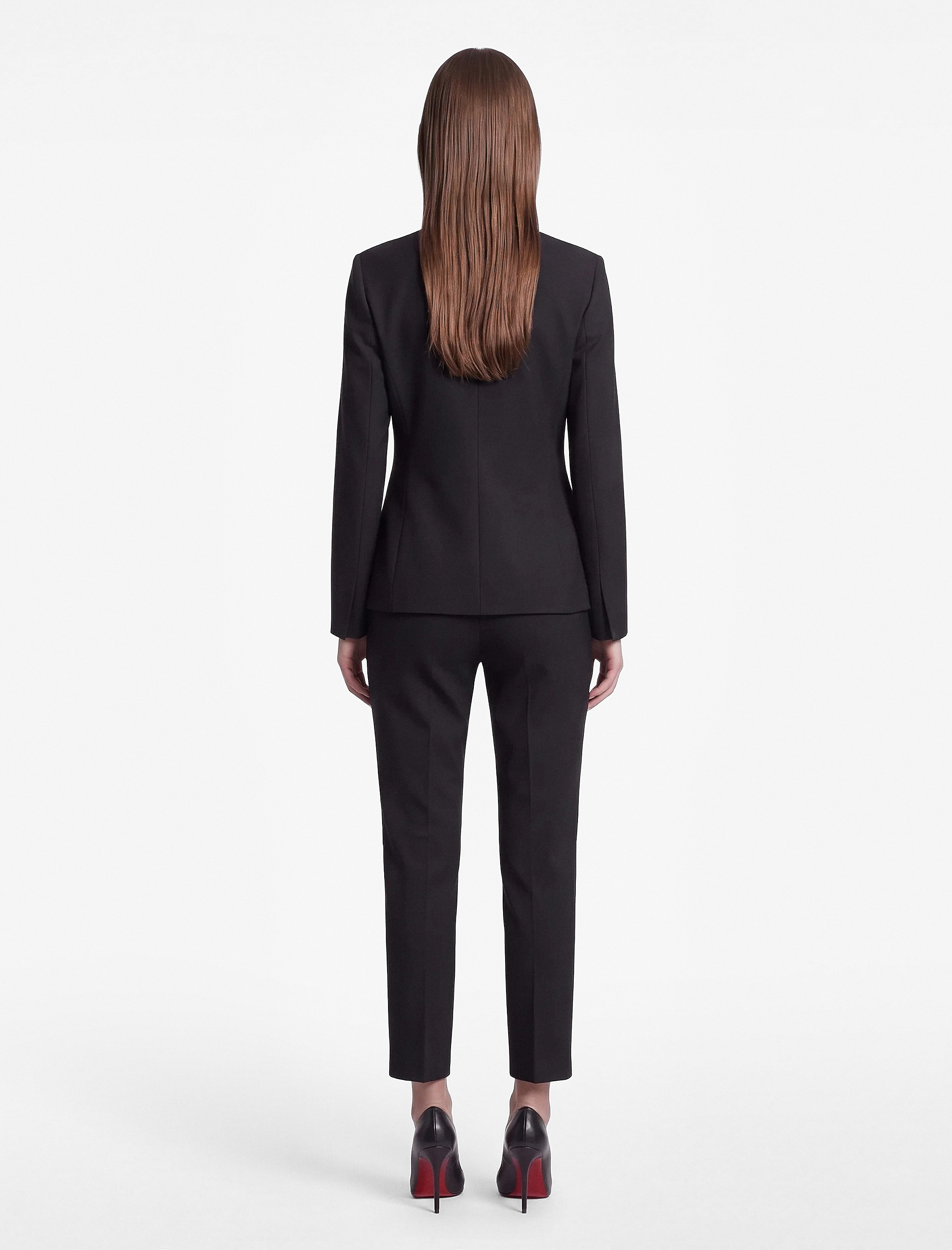   Cepli Düğmeli Slim Fit Normal Bel Cigarette Pantolon