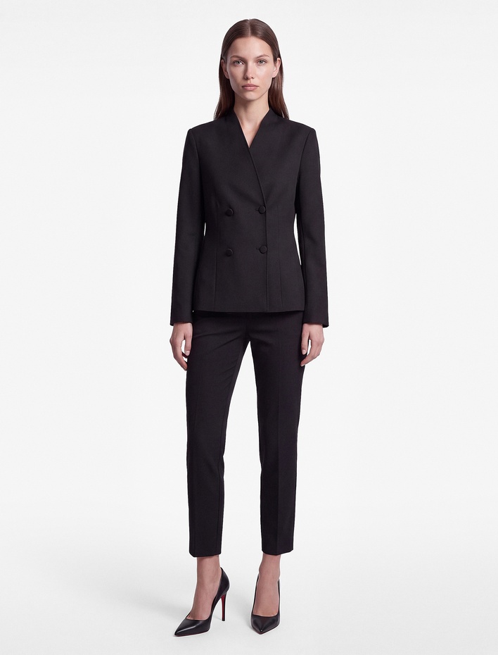  Cepli Düğmeli Slim Fit Normal Bel Cigarette Pantolon