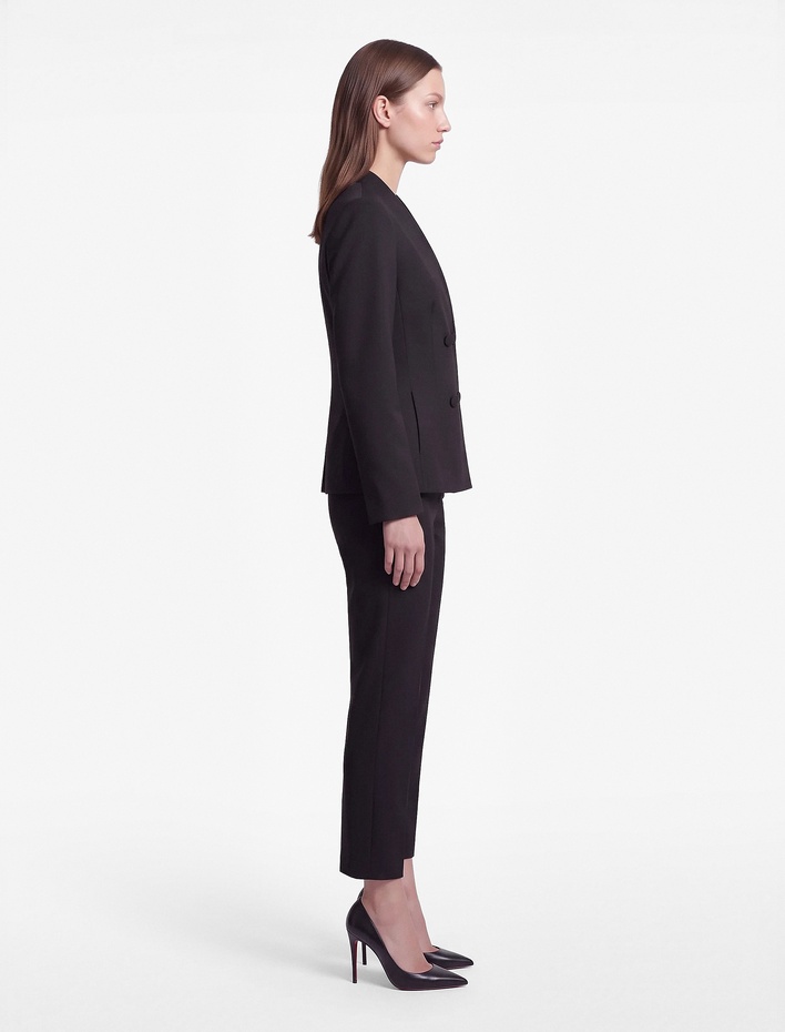  Cepli Düğmeli Slim Fit Normal Bel Cigarette Pantolon