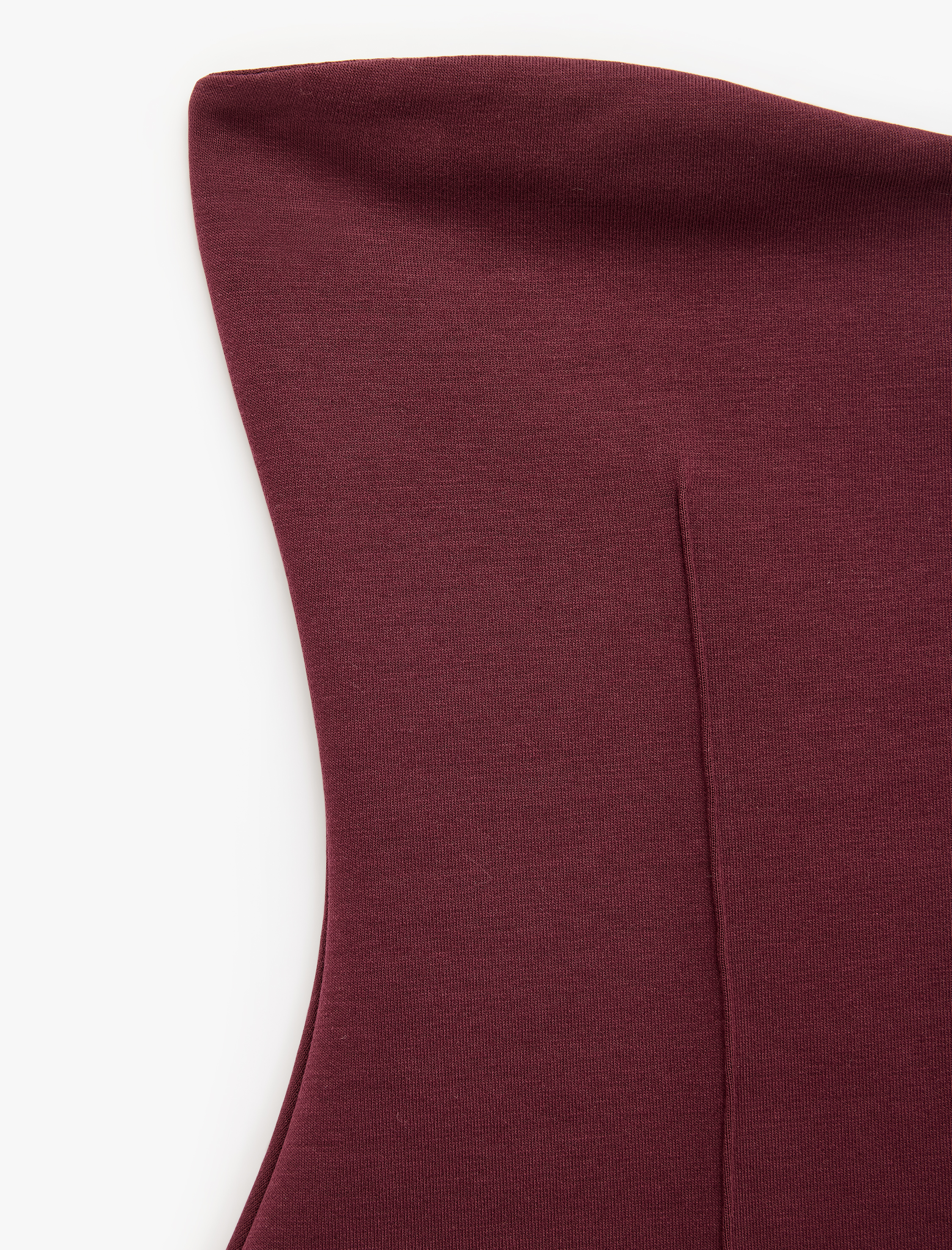   Nervürlü Slim Fit Peplum Straplez Korse