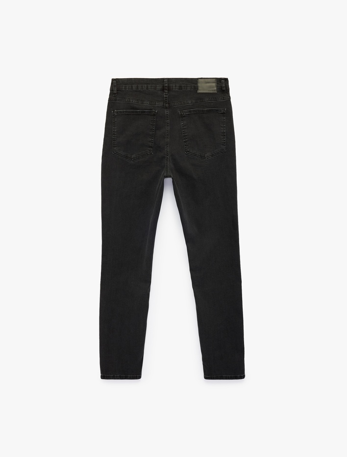  Normal Bel Cepli Pamuklu Skinny Fit Jean Pantolon - Michael Jean
