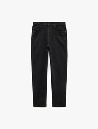 Normal Bel Cepli Pamuklu Tapered Jean Pantolon - Joe Jean