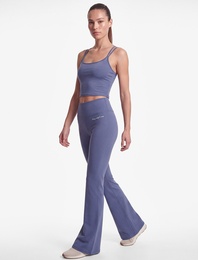 Slim Fit Çapraz İp Askılı Crop Spor Atlet