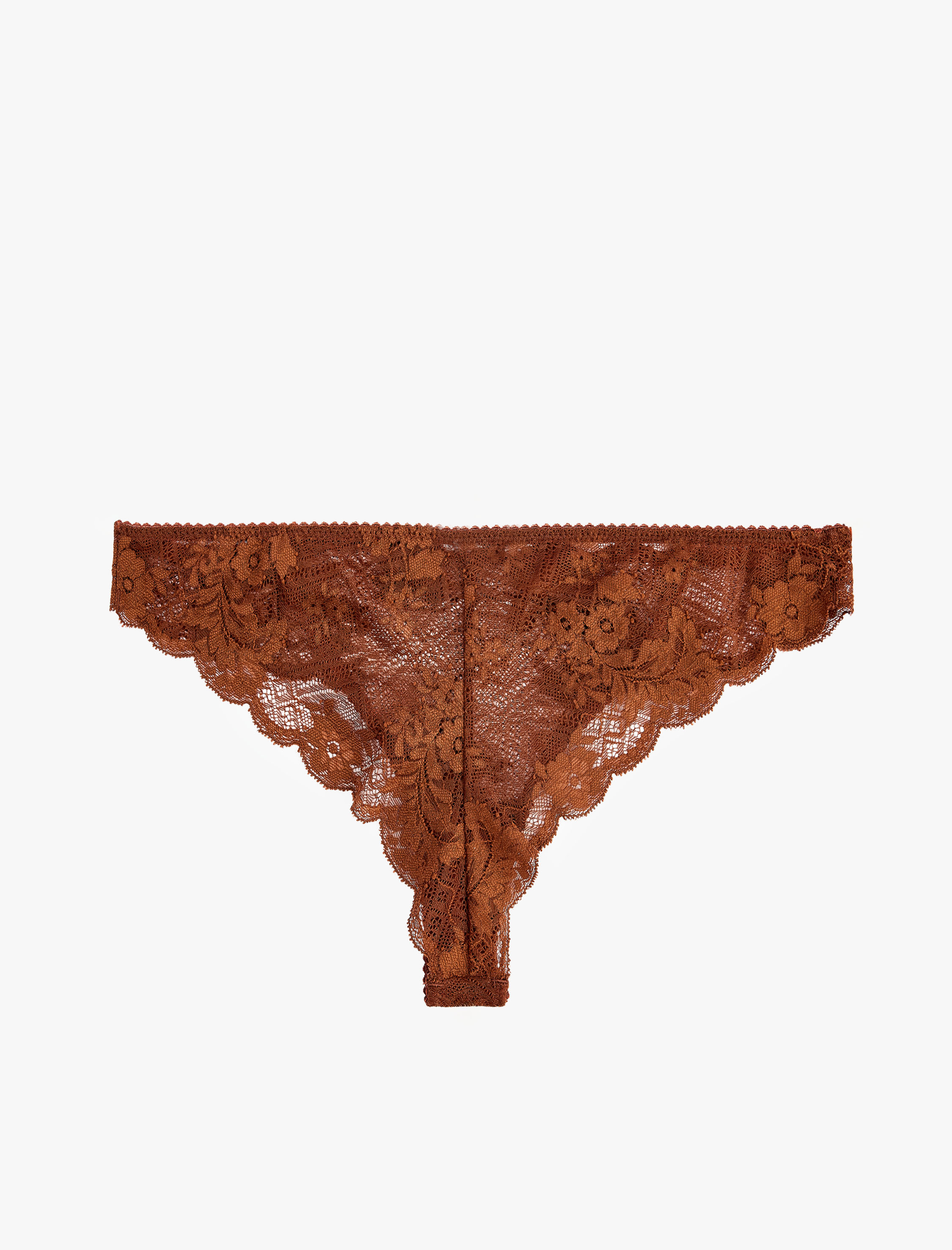   Çiçekli Dantelli Brazilian Külot