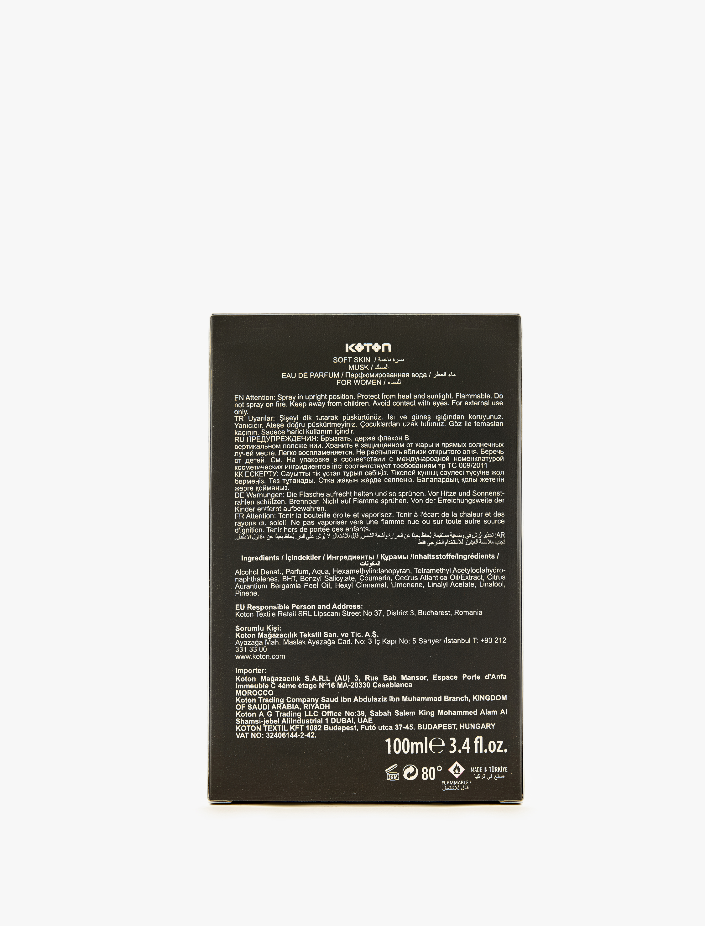  Kadın Parfüm Soft Skin Musk 100 ML