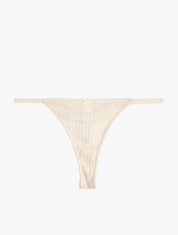  Kurdeleli Dokulu String Külot
