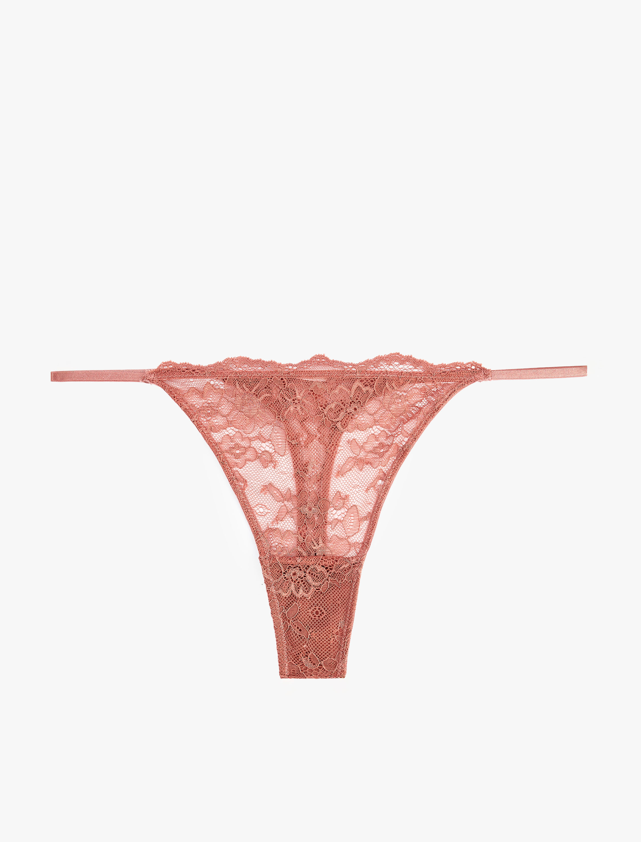   Çiçekli Dantelli String Külot