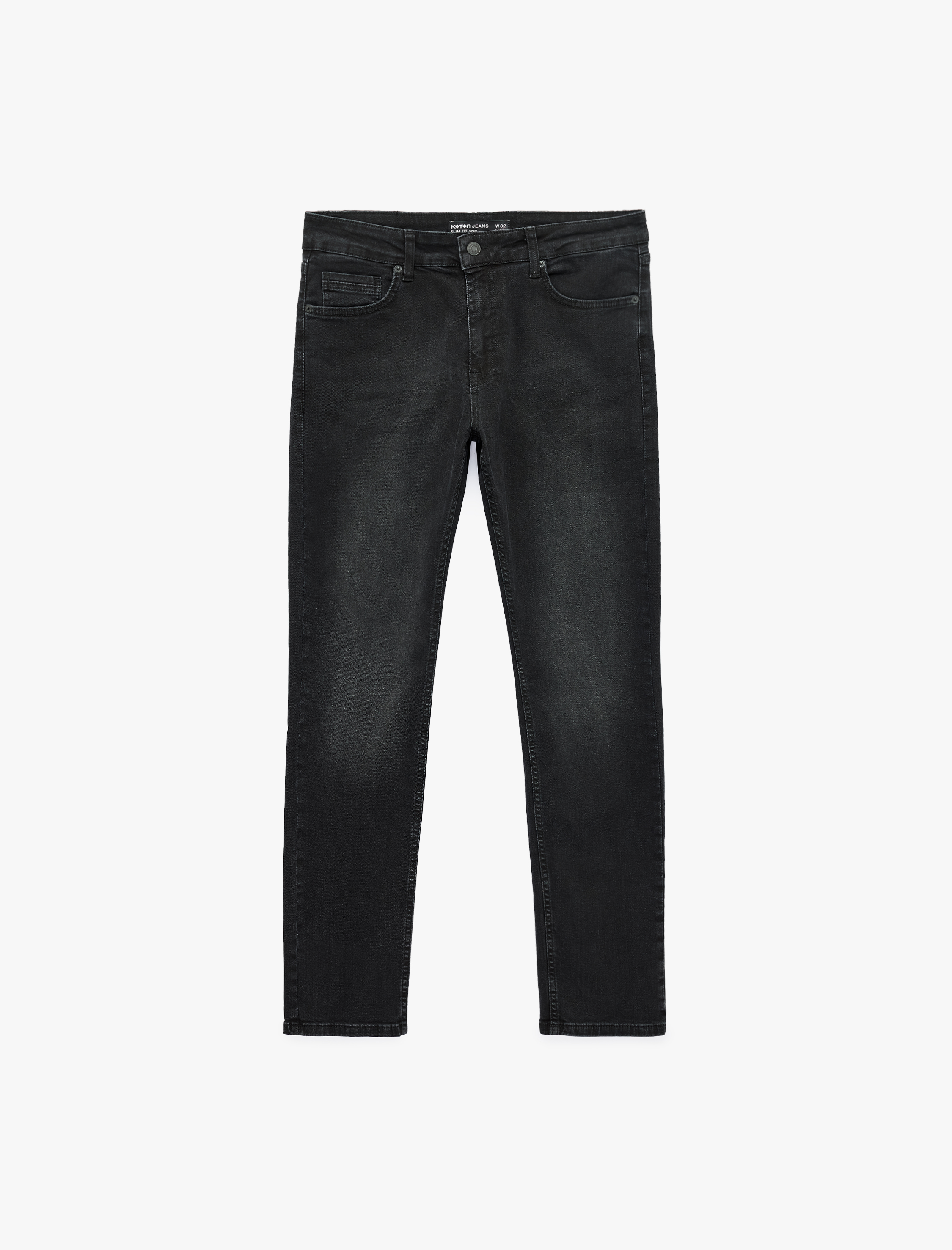   Normal Bel Cepli Pamuklu Slim Fit Jean Pantolon - Brad Jean