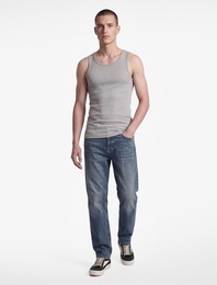 Slim Fit Pamuklu Kolsuz Bisiklet Yaka Basic Atlet
