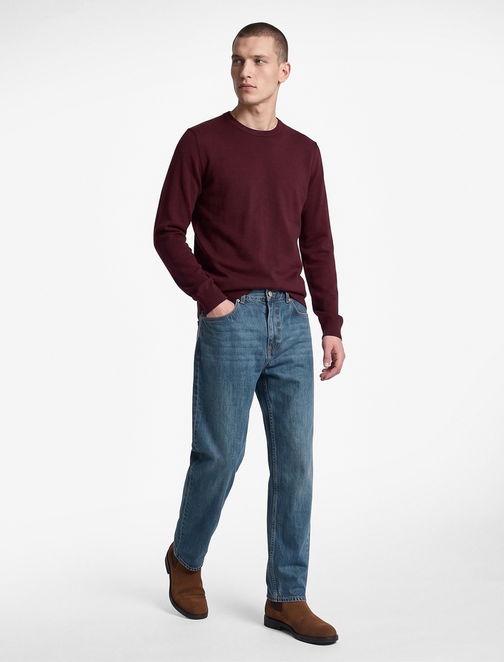  Normal Bel Rahat Kalıp Pamuklu Cepli Baggy Jean Pantolon