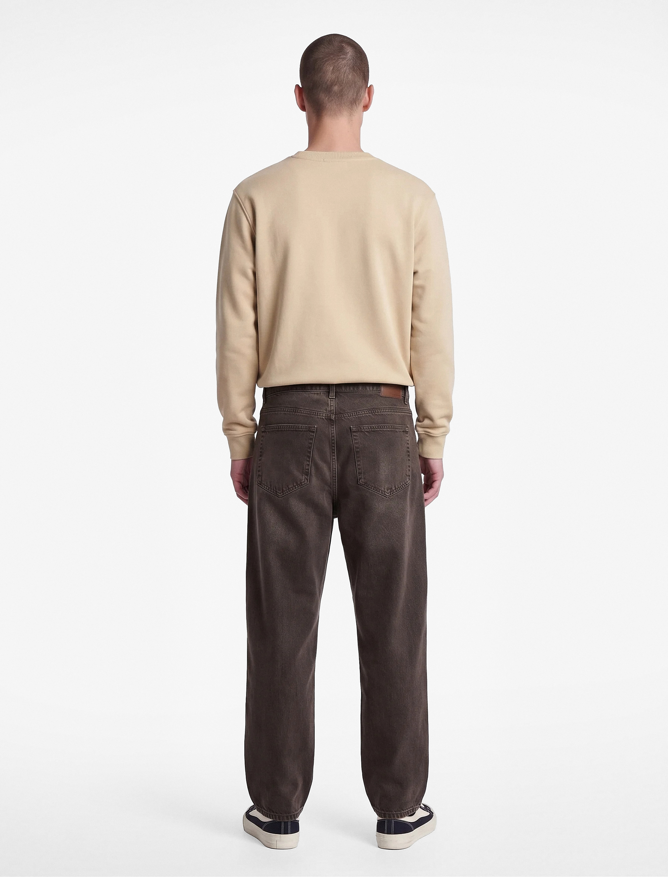   Normal Bel Cepli Oversize Pamuklu Baggy Jean Pantolon