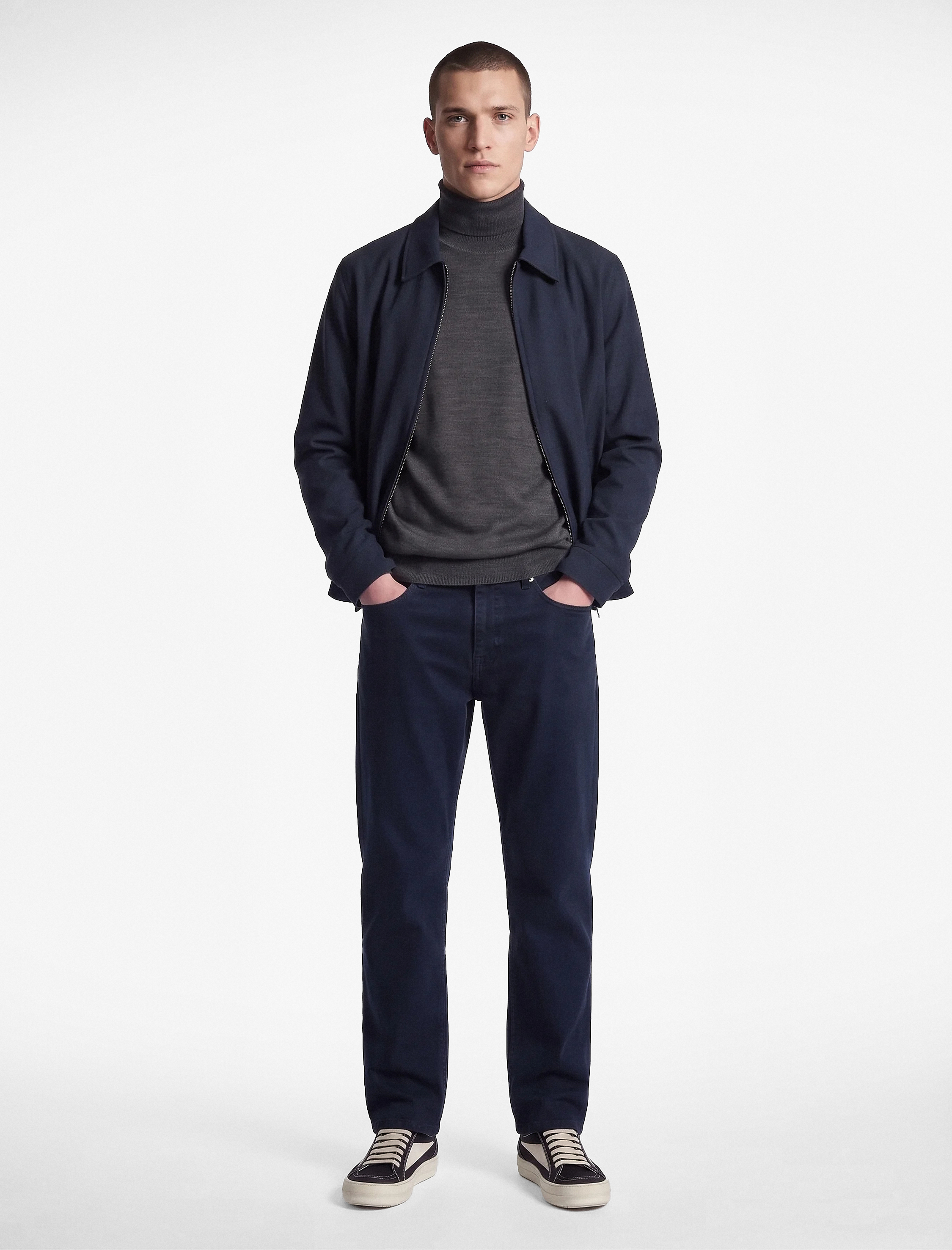  Cepli Normal Bel Pamuklu Vintage Straight Fit Jean Pantolon